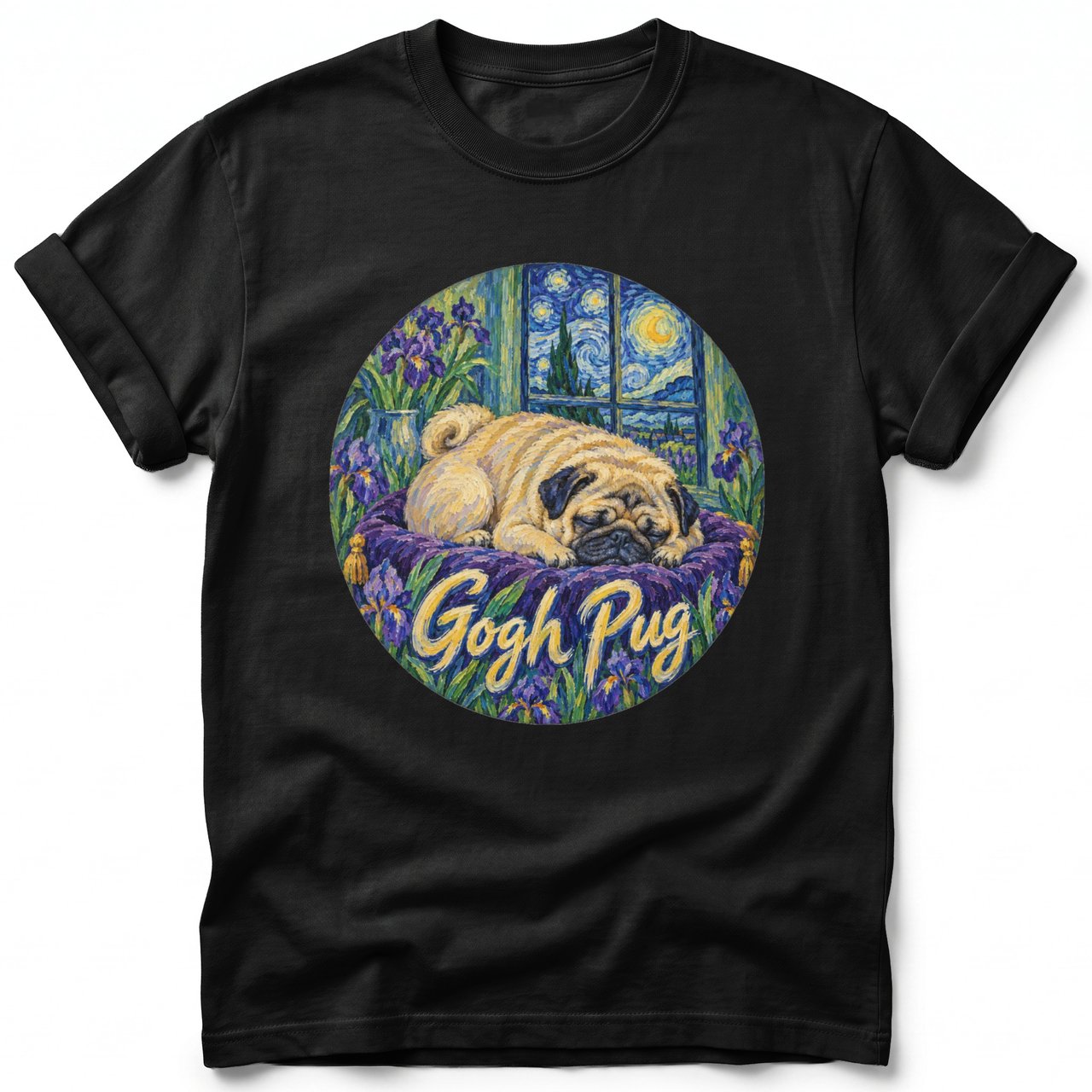 Gogh Pug ~ Comfort Colors Premium Tee