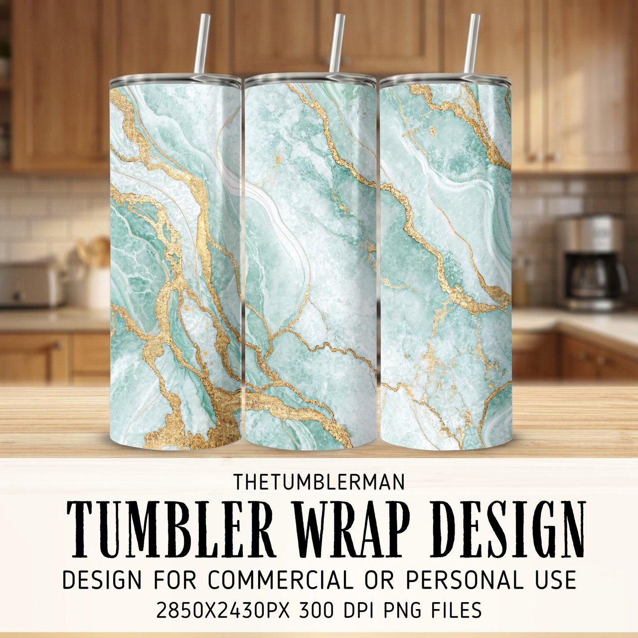 20 oz Skinny Tumbler Wrap Sublimation Design, Marble Gold Tumbler Design, Straight and Tapered Wrap png, Tumbler Digital Download