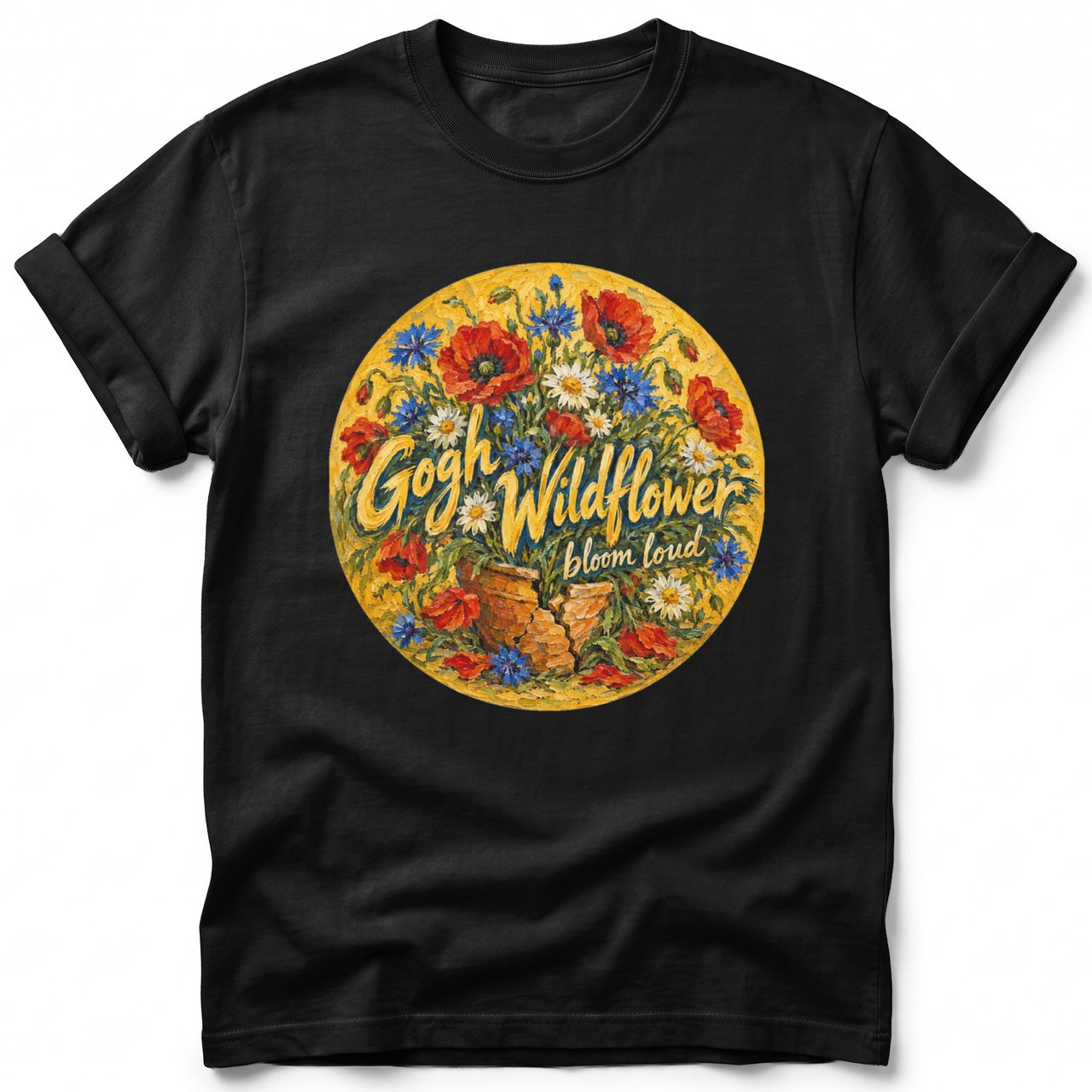 Gogh Wildflower ~ Comfort Colors Premium Tee