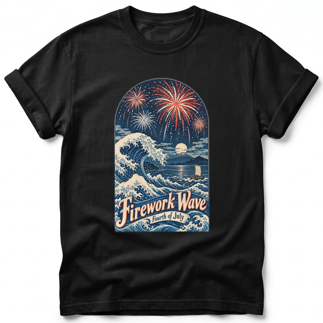 Firework Wave ~ Comfort Colors Premium Tee