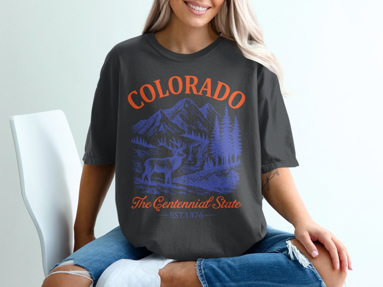 Colorado Centennial State Est. 1876 Graphic Tee