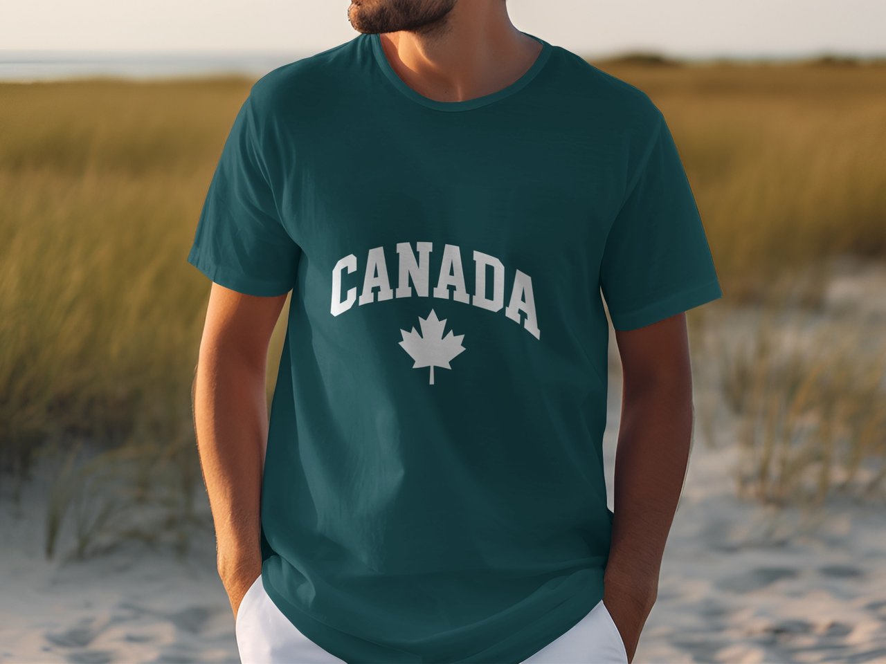 Canada Maple Leaf Varsity Tee