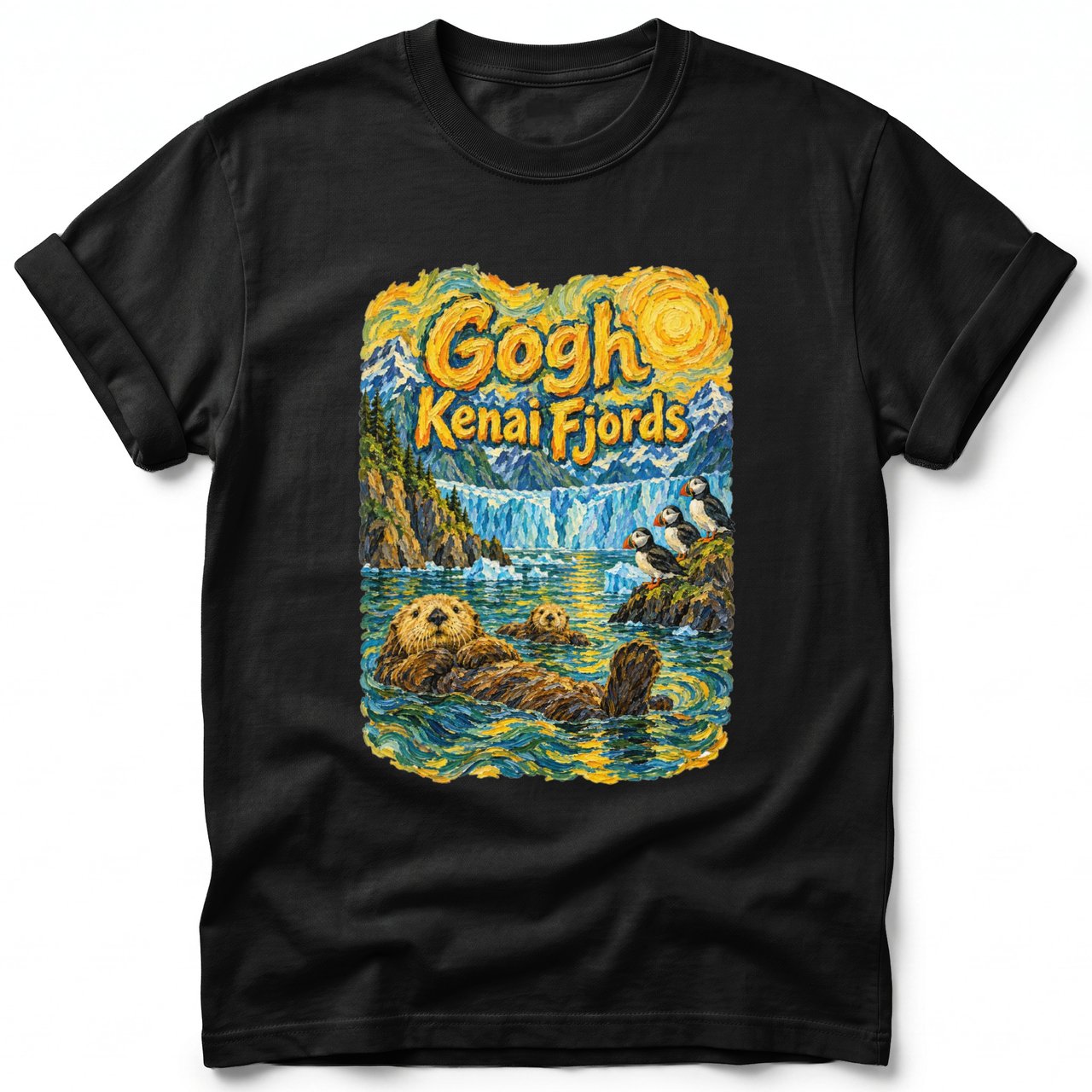 Gogh Kenai Fjords ~ Comfort Colors Premium Tee