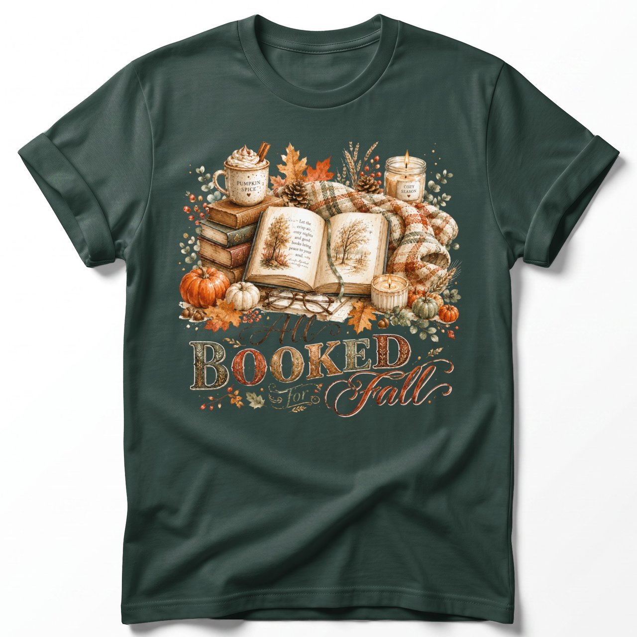 All Booked for Fall Tee