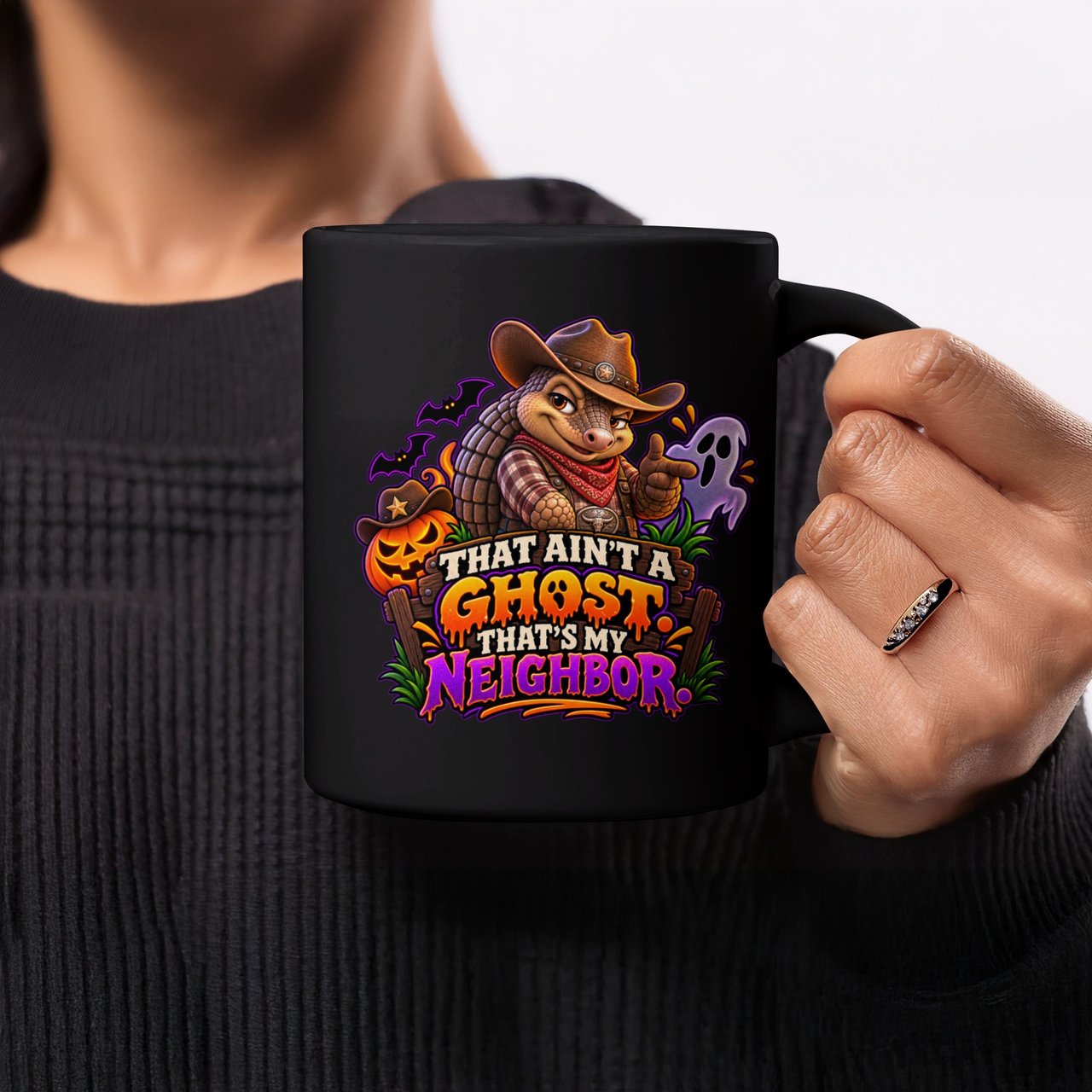 That Ain't A Ghost Halloween Mug