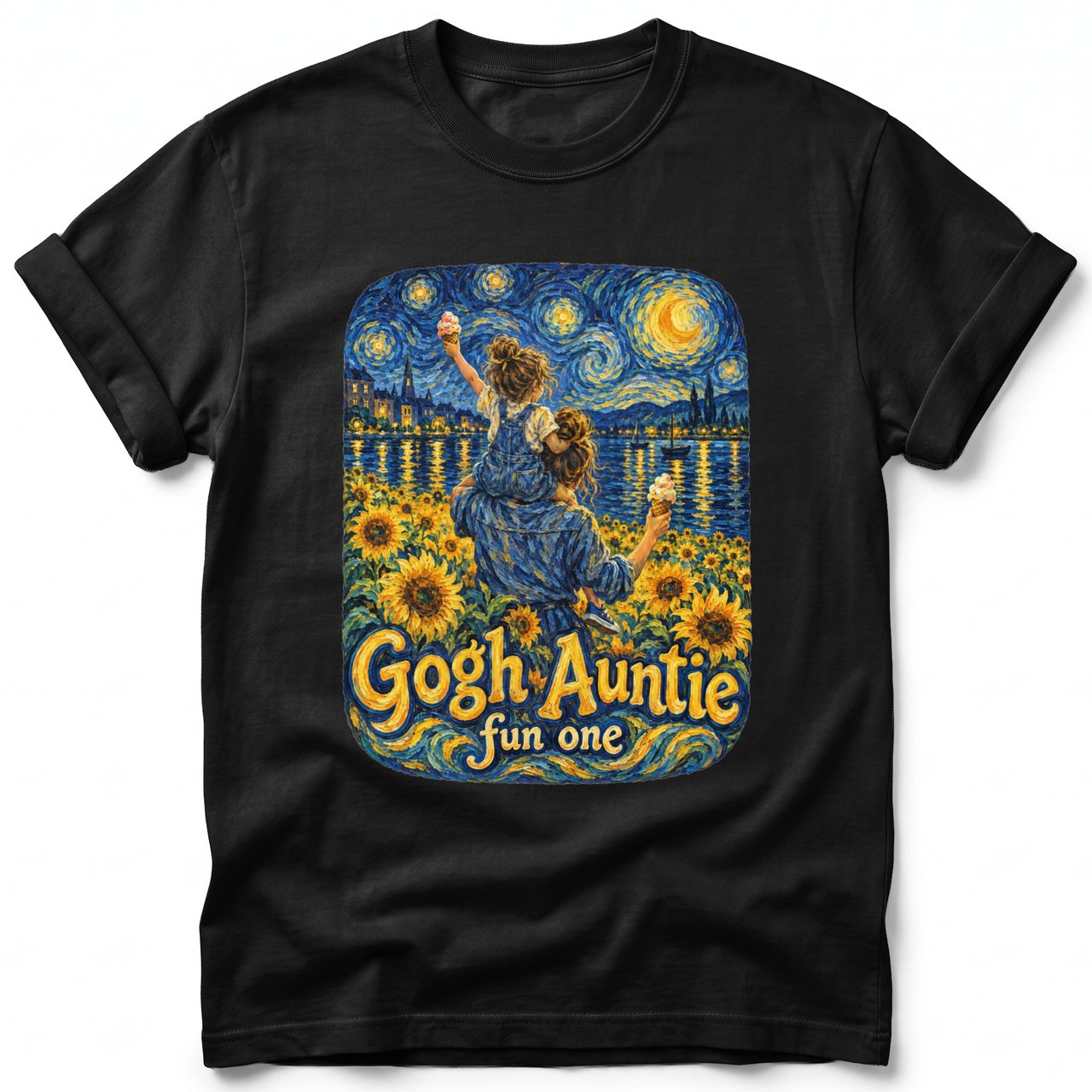 Gogh Auntie ~ Comfort Colors Premium Tee