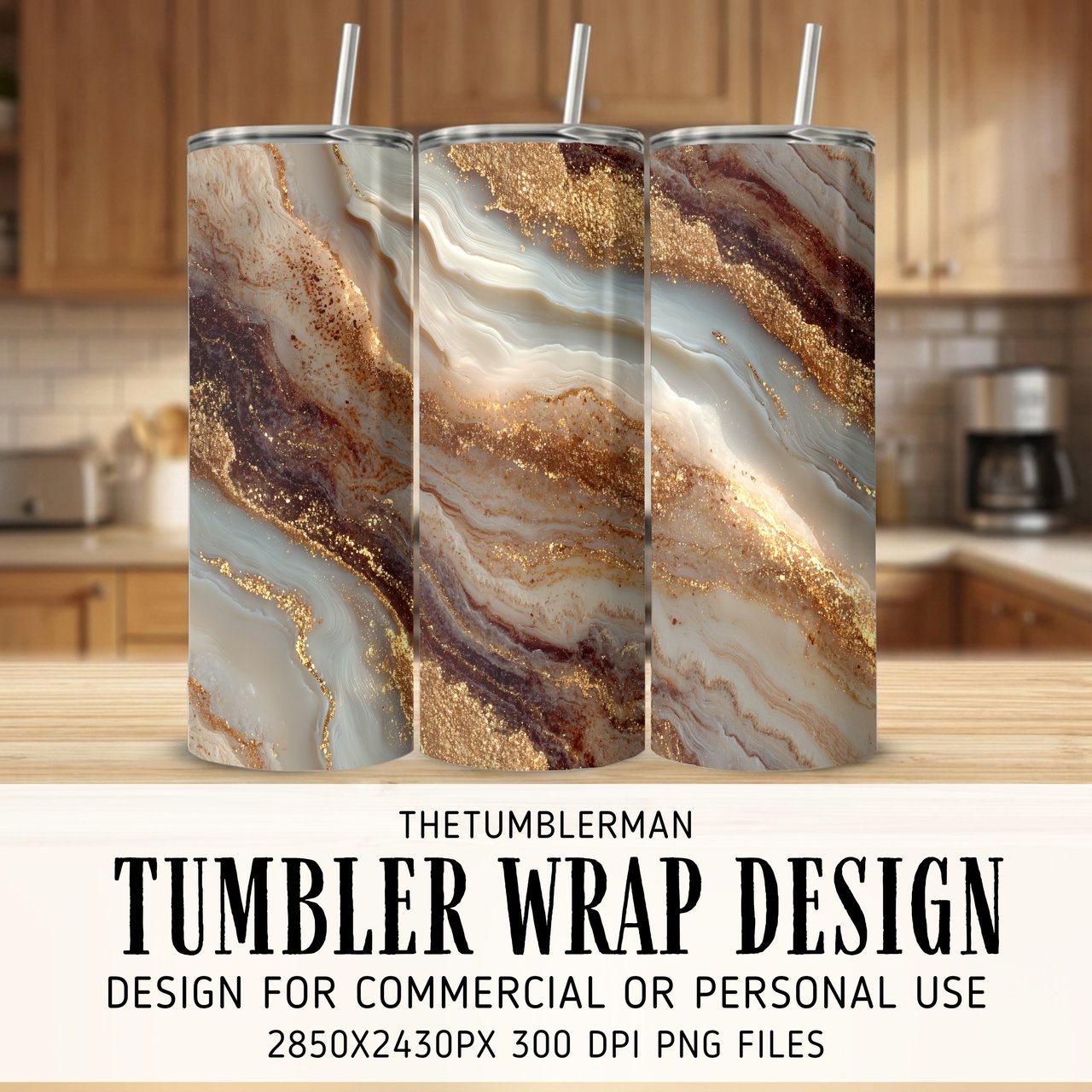 20oz Tumbler Wrap, Agate Sublimation Design, Glitter Gold, Straight Tapered png, Tumbler Digital Download, Printable Art