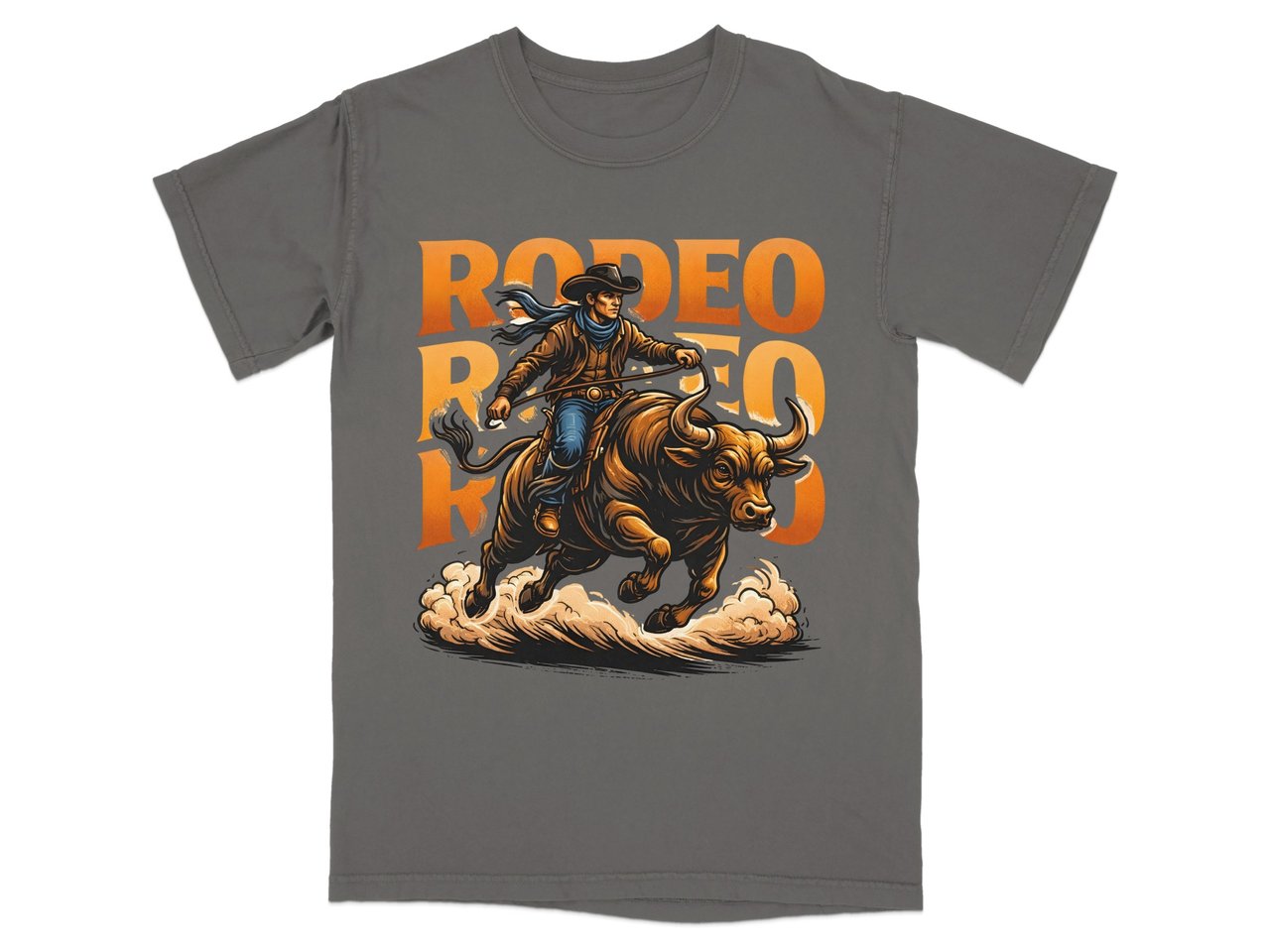 The Rodeo Fury Bull Rider T-Shirt