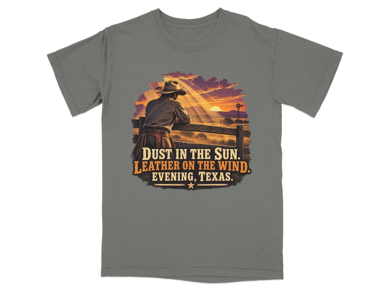 Evening Texas Cowboy Tee