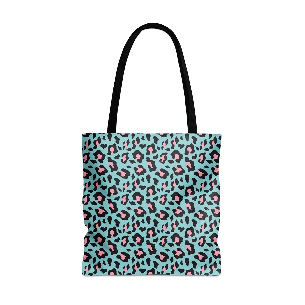 Teal Leopard Print Tote Bag, Y2K Pink Animal Pattern Phone Case, Trendy Indie Aesthetic Accessory Gift for Her