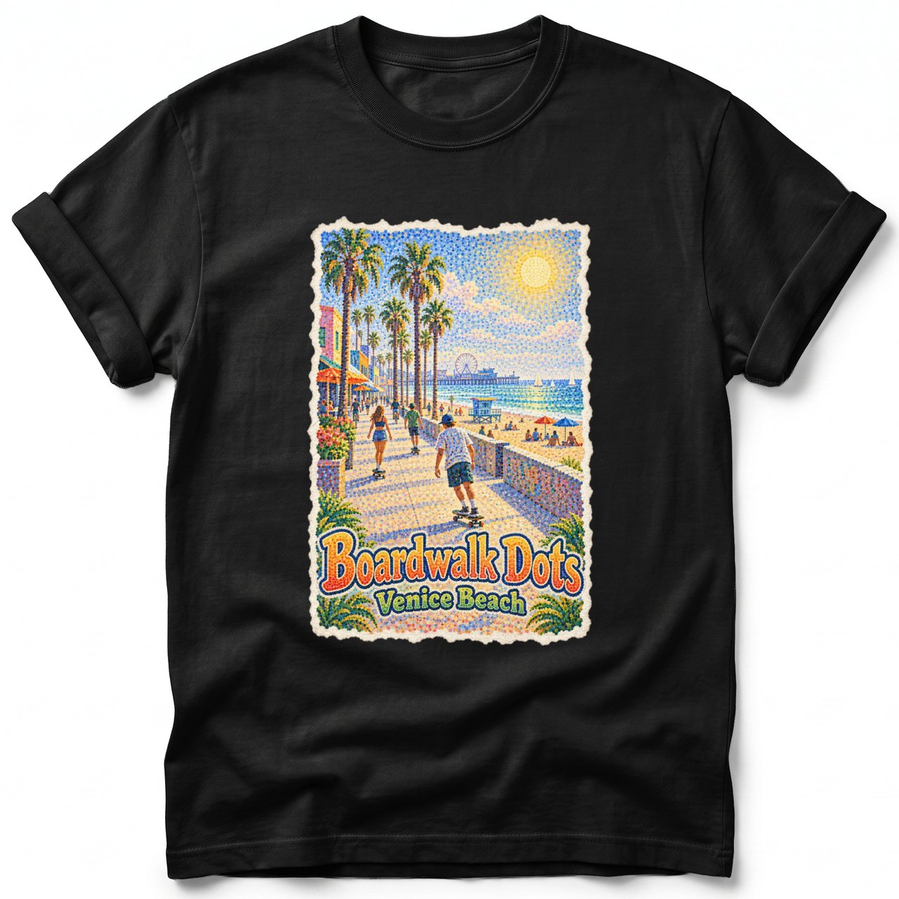 Boardwalk Dots ~ Comfort Colors Premium Tee
