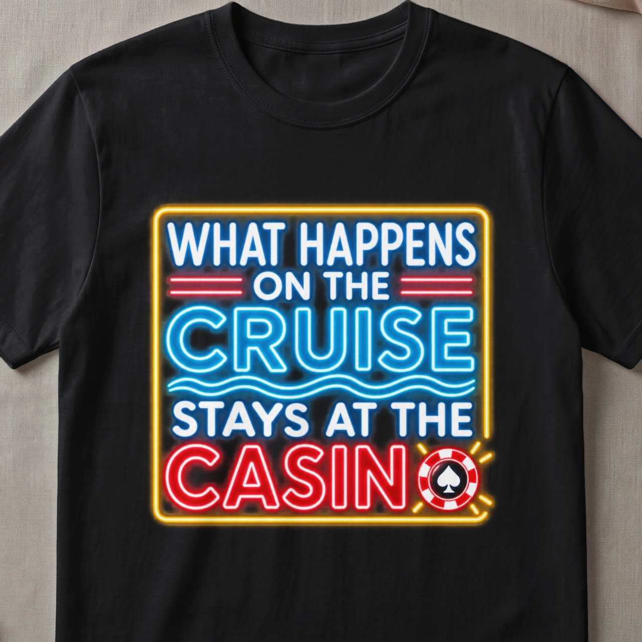 Cruise Casino Neon Graphic T-Shirt