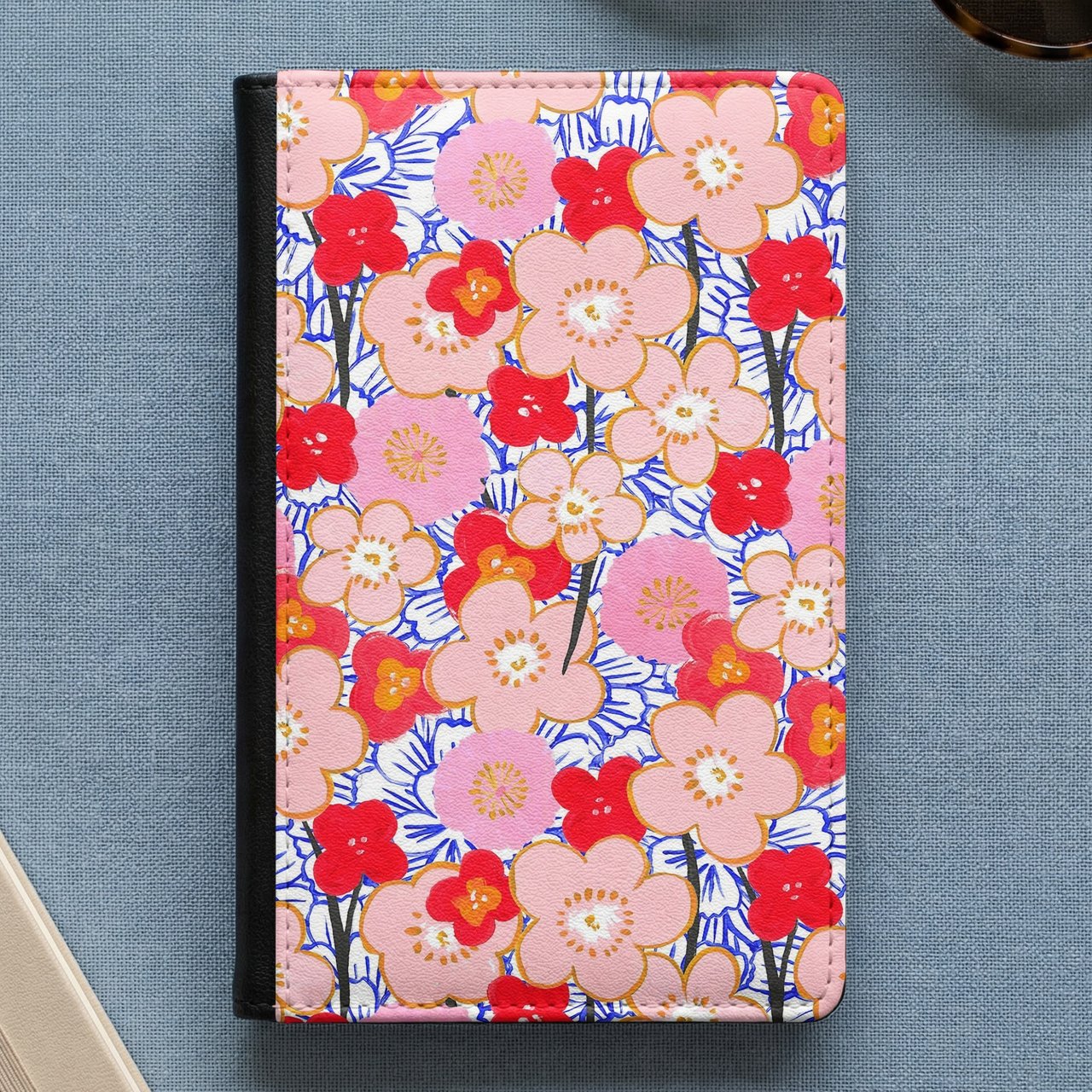 Painted Floral Bloom Passport Cover