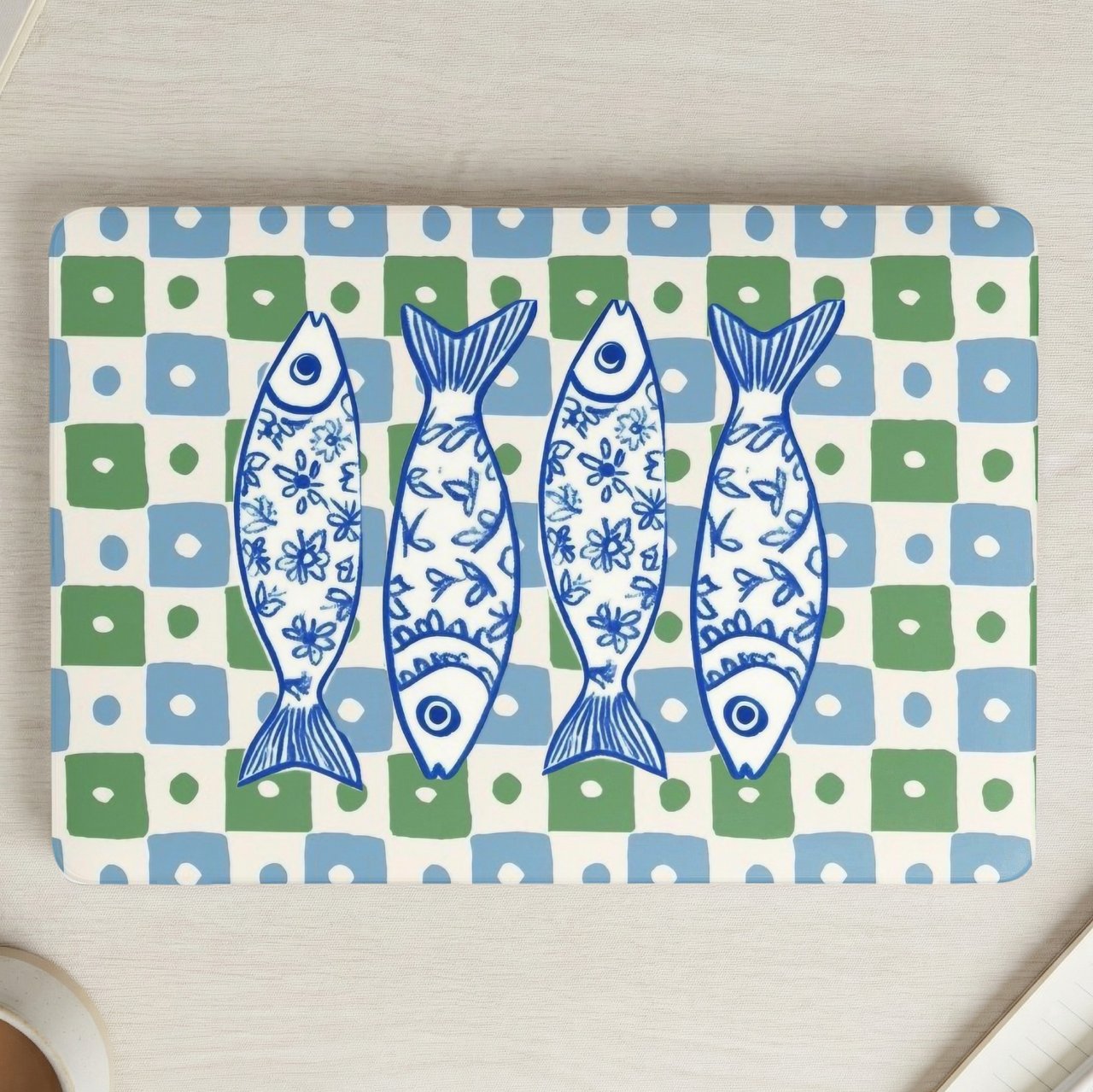 Mediterranean Sardines MacBook Case
