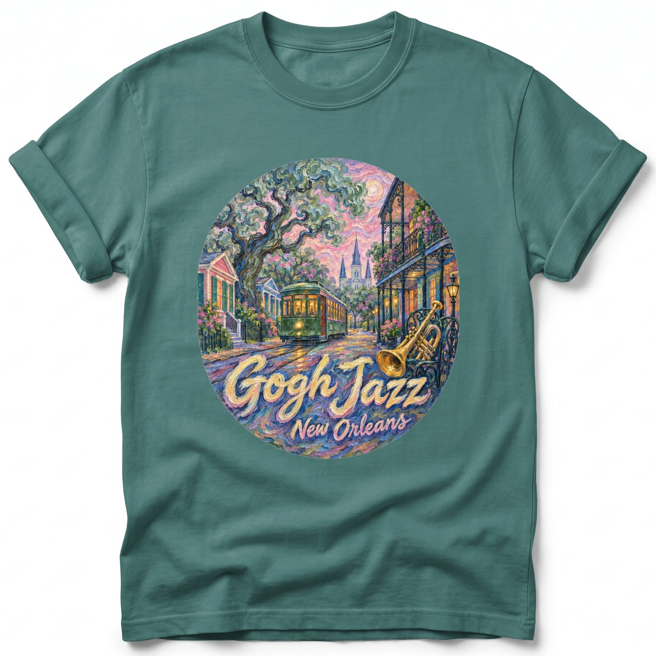Gogh Jazz ~ Comfort Colors Premium Tee