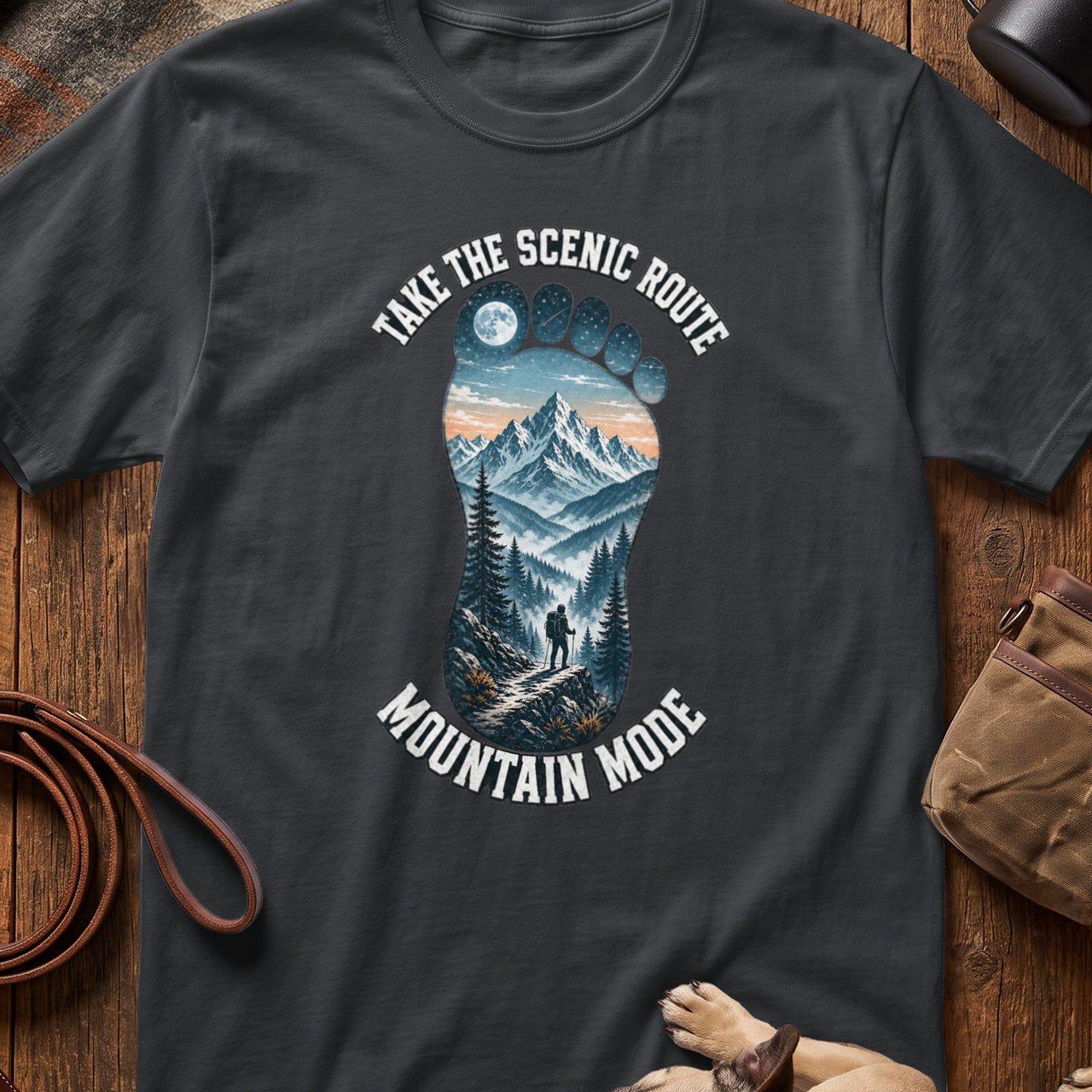 Take the Scenic Route Mountain Mode T-Shirt