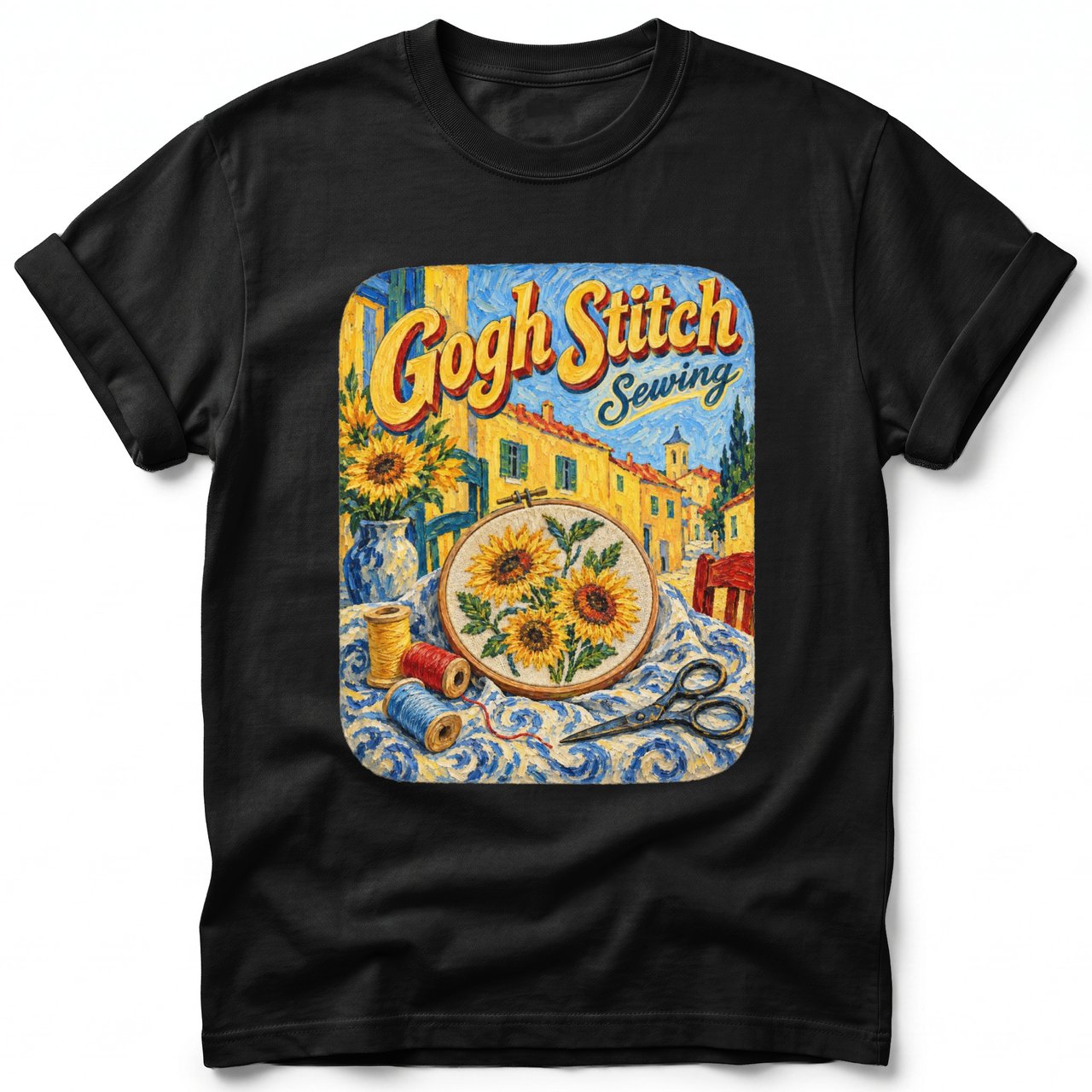 Gogh Stitch ~ Comfort Colors Premium Tee