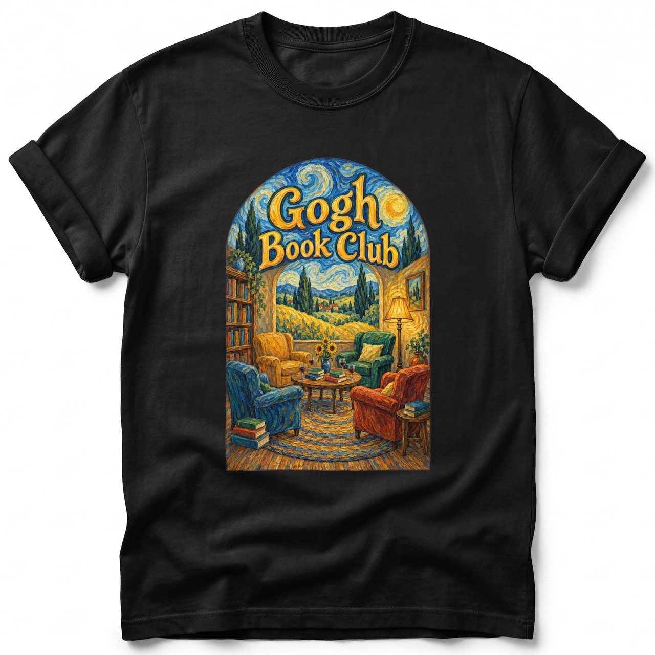 Gogh Book Club ~ Comfort Colors Premium Tee