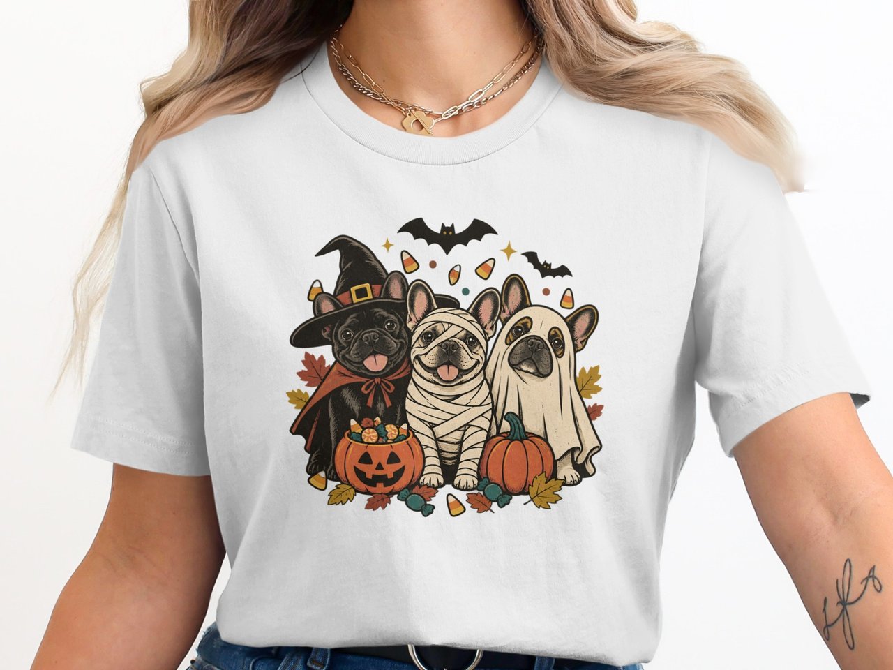 Halloween French Bulldog Tee