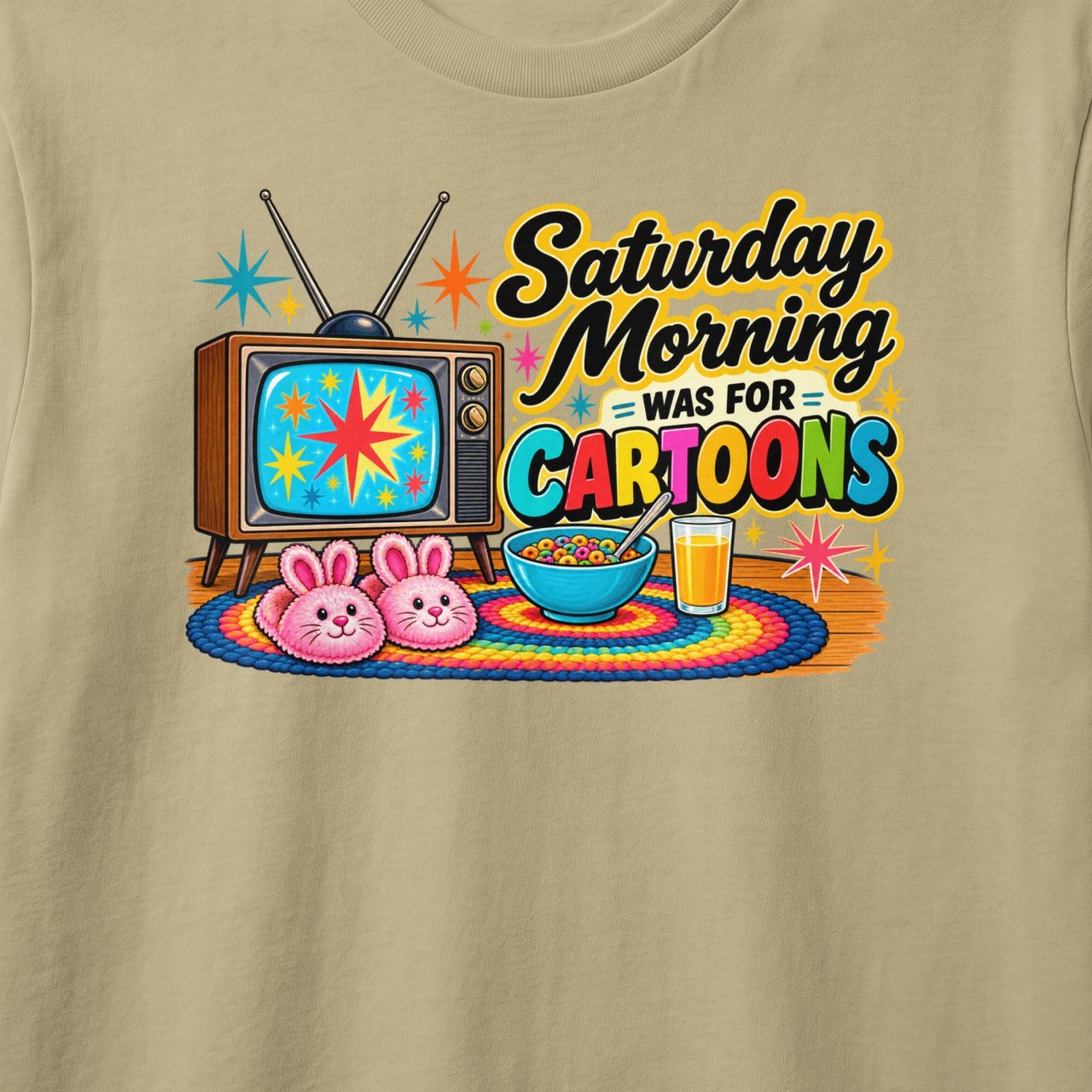 Saturday Morning Cartoons Tee