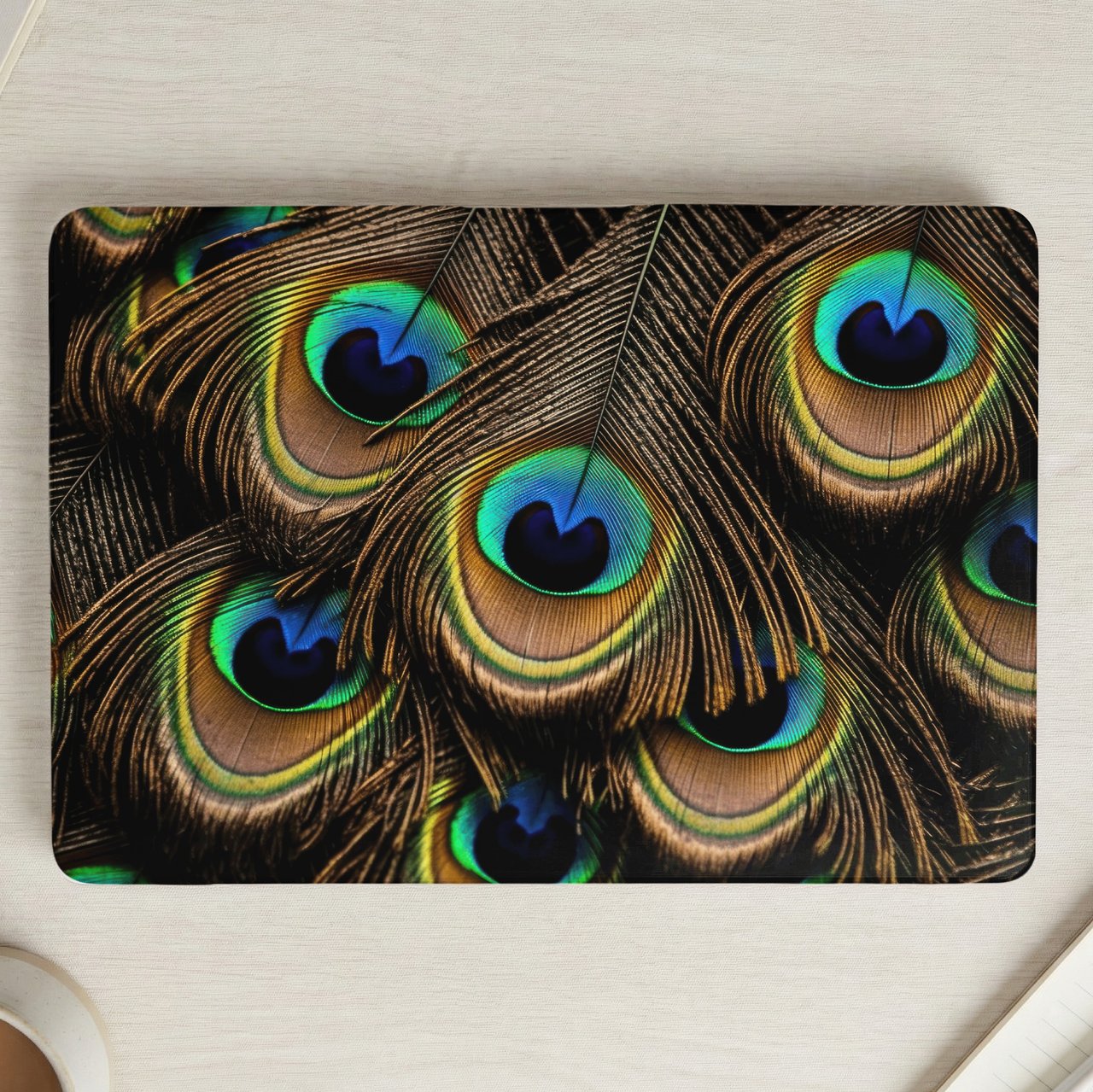 Peacock Feather MacBook Case