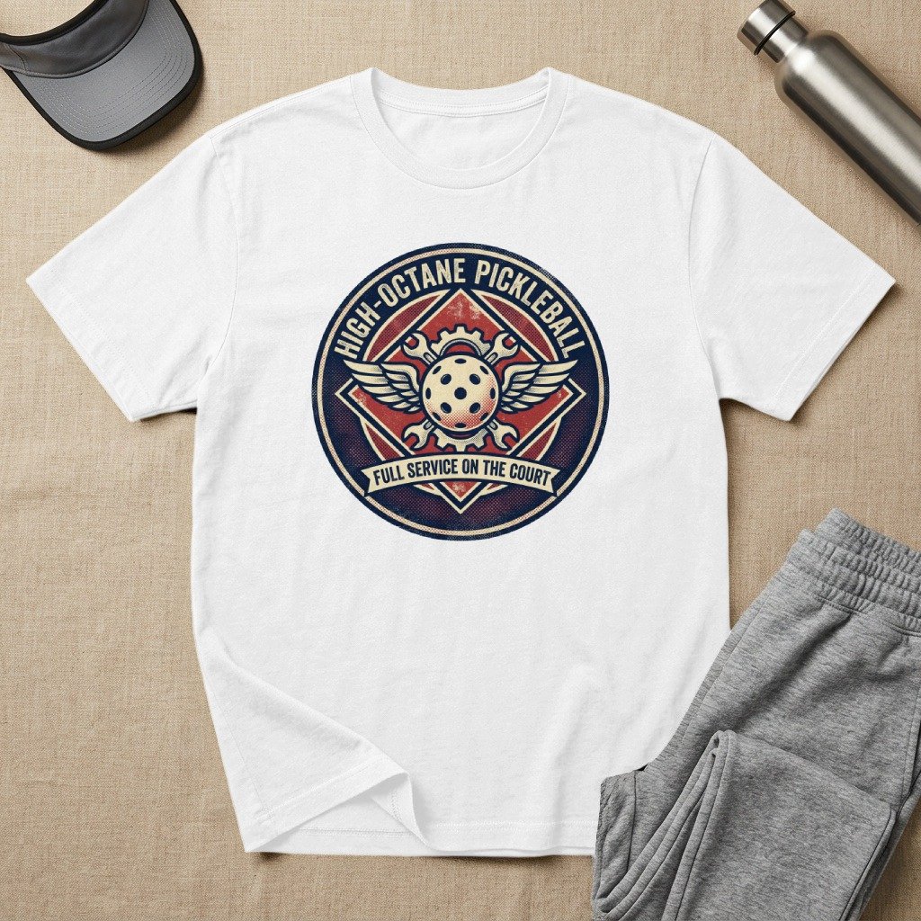 High-Octane Pickleball Service Tee