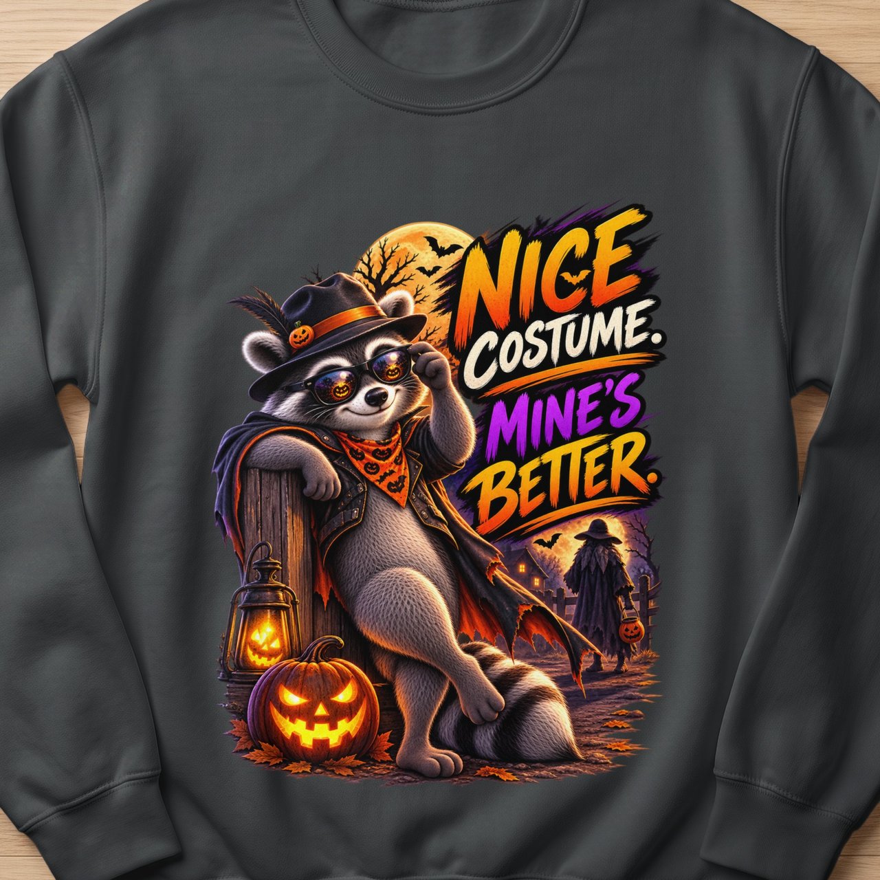 Nice Costume Randy the Raccoon Sweatshirt