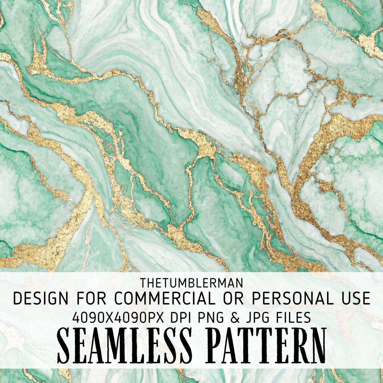Mint Marble Tumbler Design, Gold Veins Digital Paper, Floral Scrapbooking, Watercolor Backgrounds, Digital Art, Sublimation Design