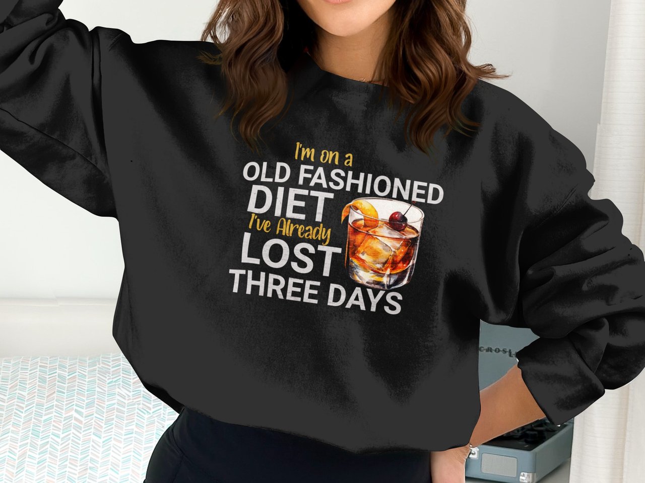 Old Fashioned Diet Sweatshirt