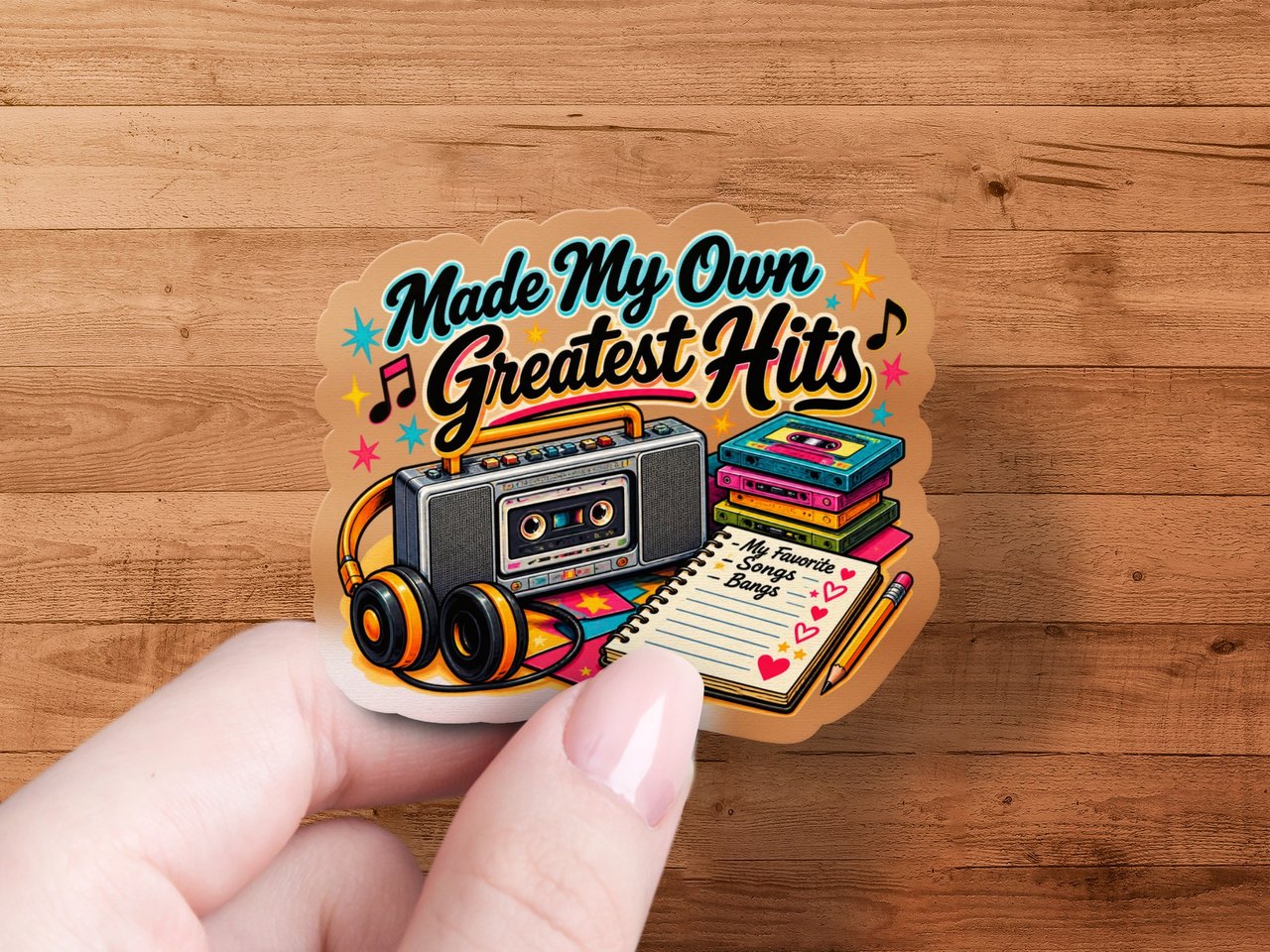 Made My Own Greatest Hits Sticker