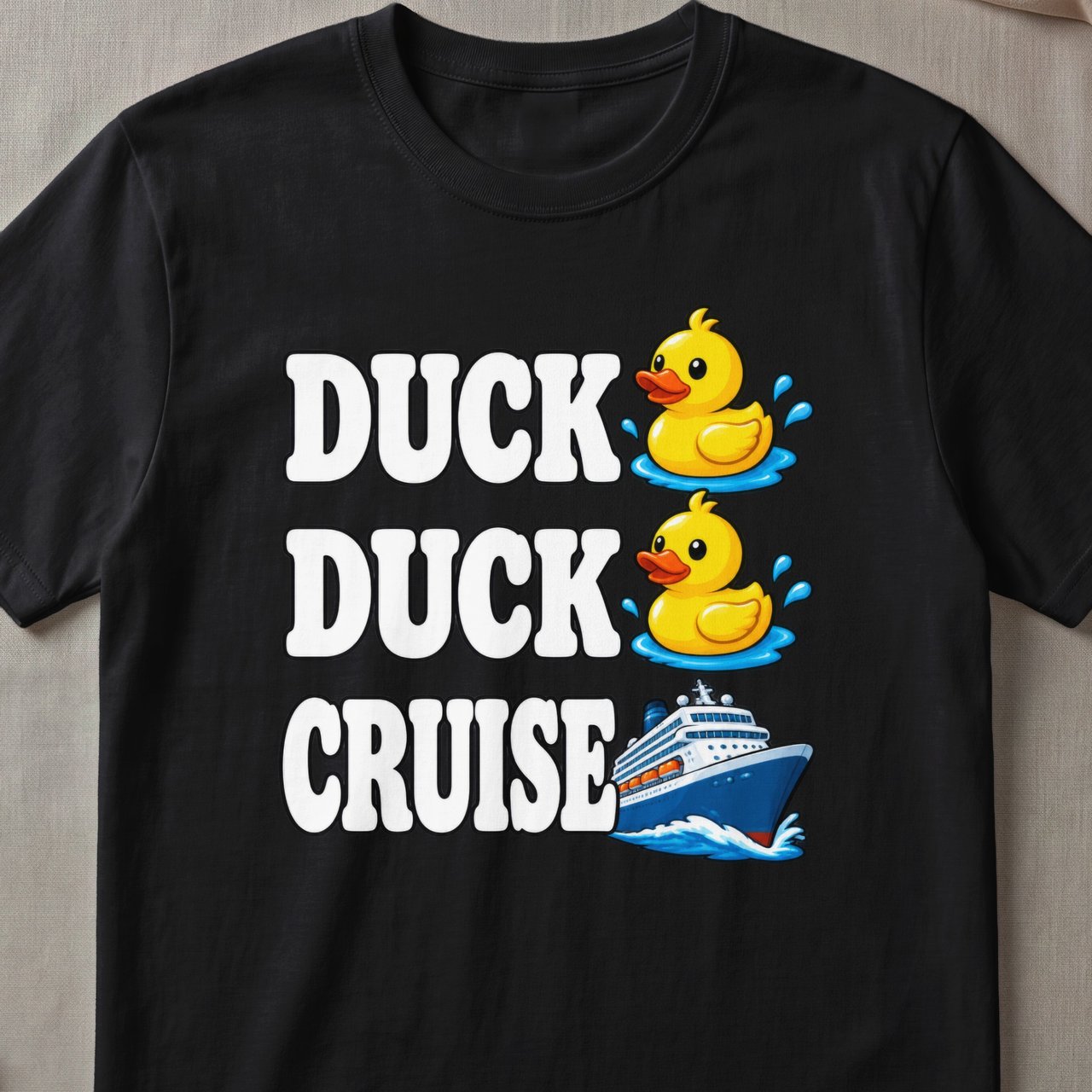 Duck Duck Cruise Vacation T-Shirt