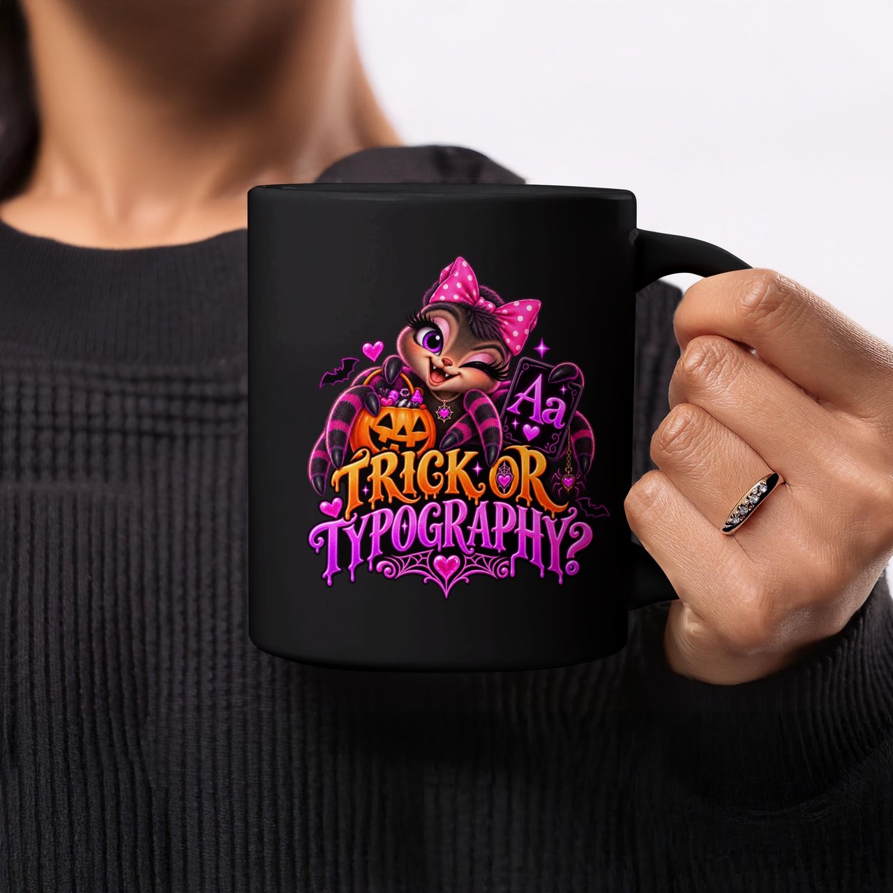 Trick Or Typography Mug