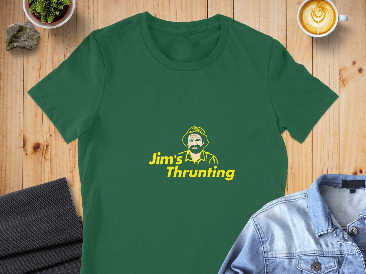 Jim’s Thrunting — Bella Canvas 6004 T-Shirt