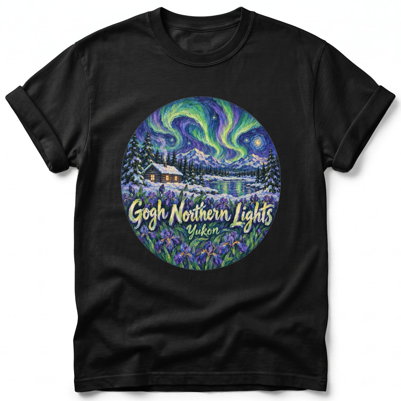 Gogh Northern Lights ~ Comfort Colors Premium Tee