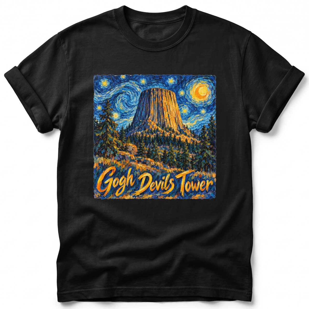 Gogh Devils Tower ~ Comfort Colors Premium Tee