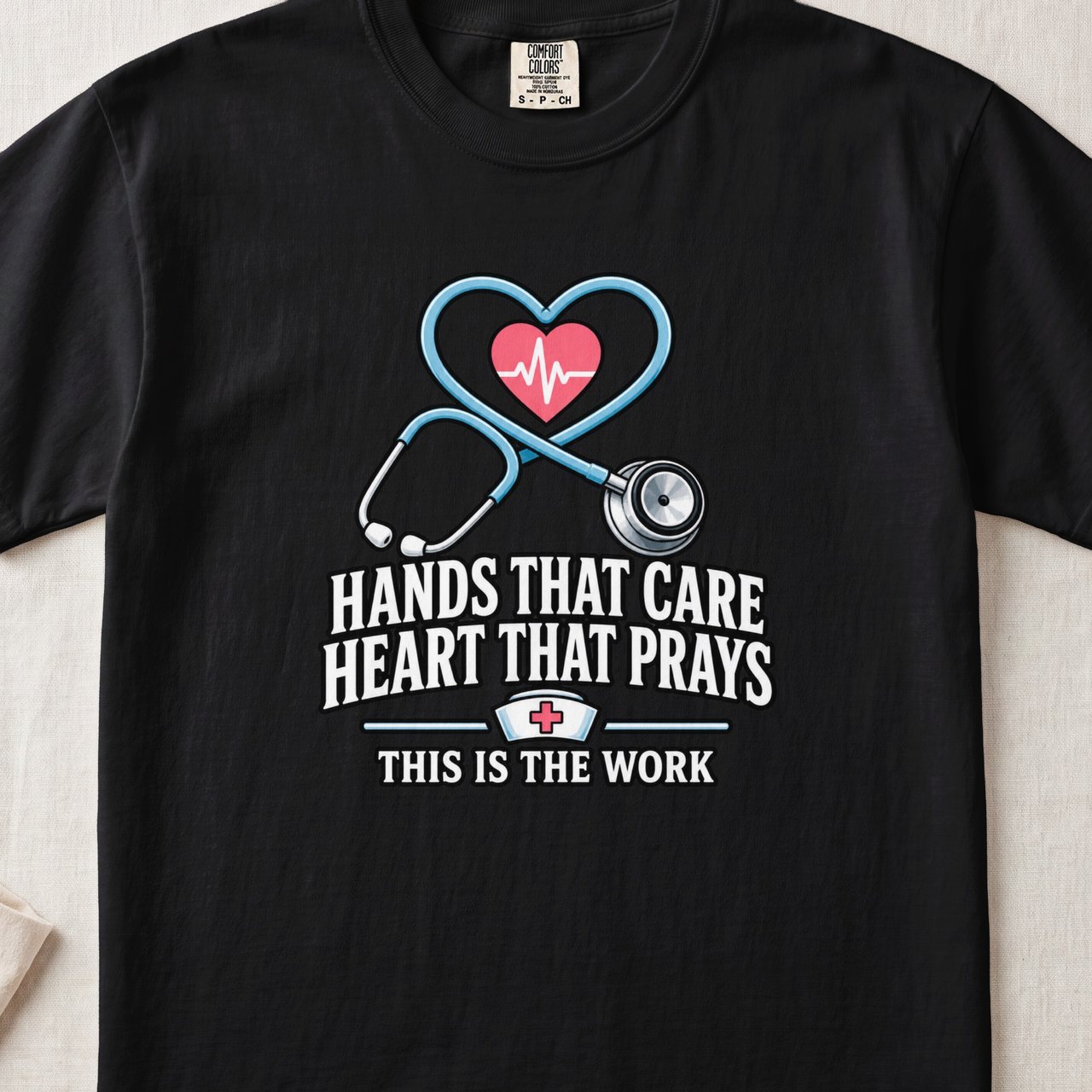 Hands That Care Heart That Prays Tee