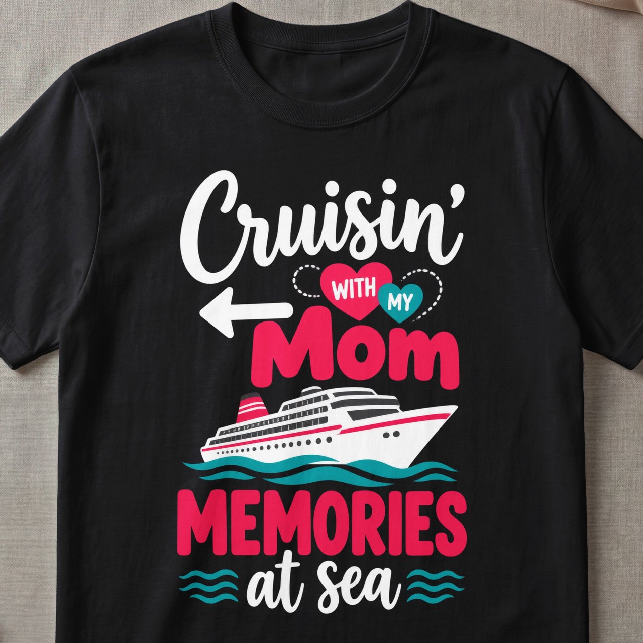 Cruisin' With My Mom T-Shirt