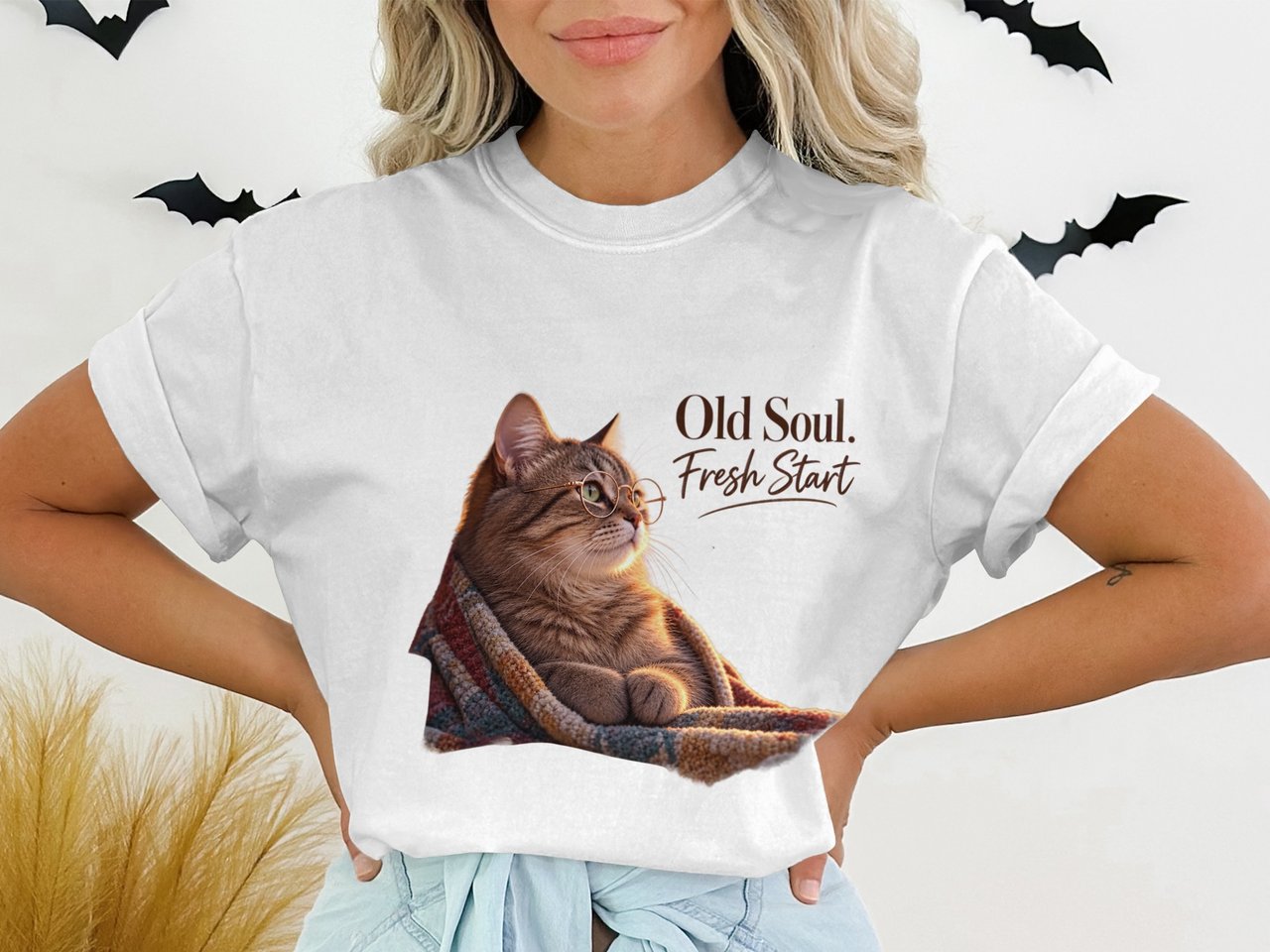 Old Soul Fresh Start Cat Tee