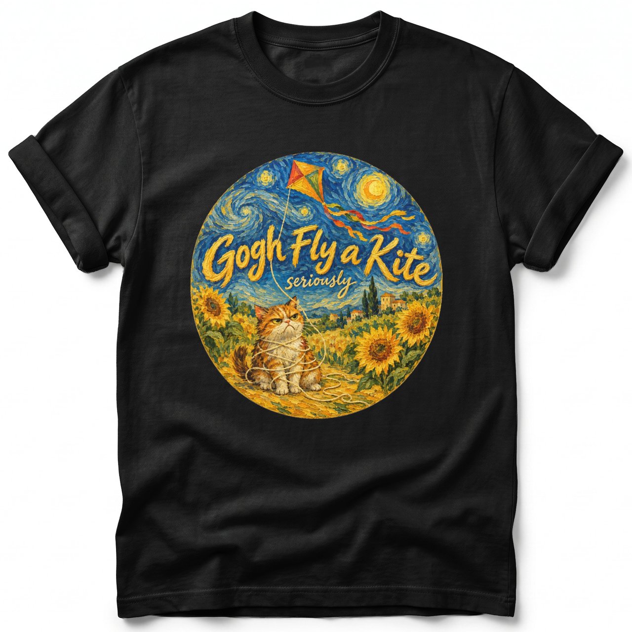 Gogh Fly a Kite ~ Comfort Colors Premium Tee