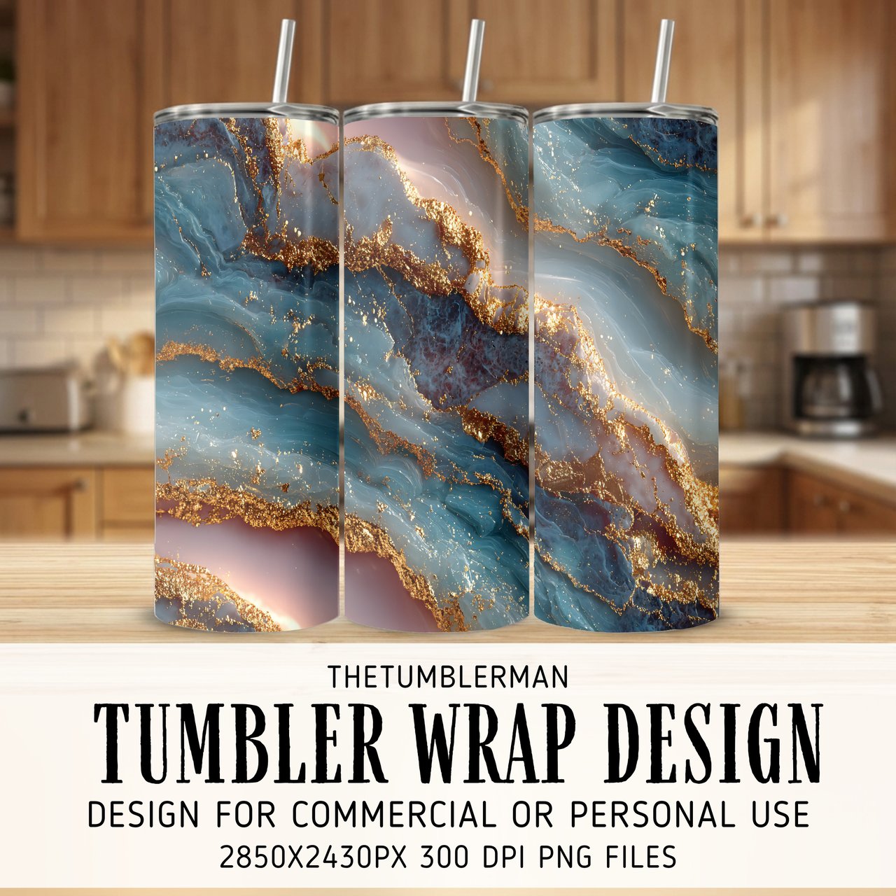 20 oz Skinny Tumbler Wrap Sublimation Design, Marble Stone Look, Gold Veins, Straight and Tapered Wrap png, Instant Download Digital