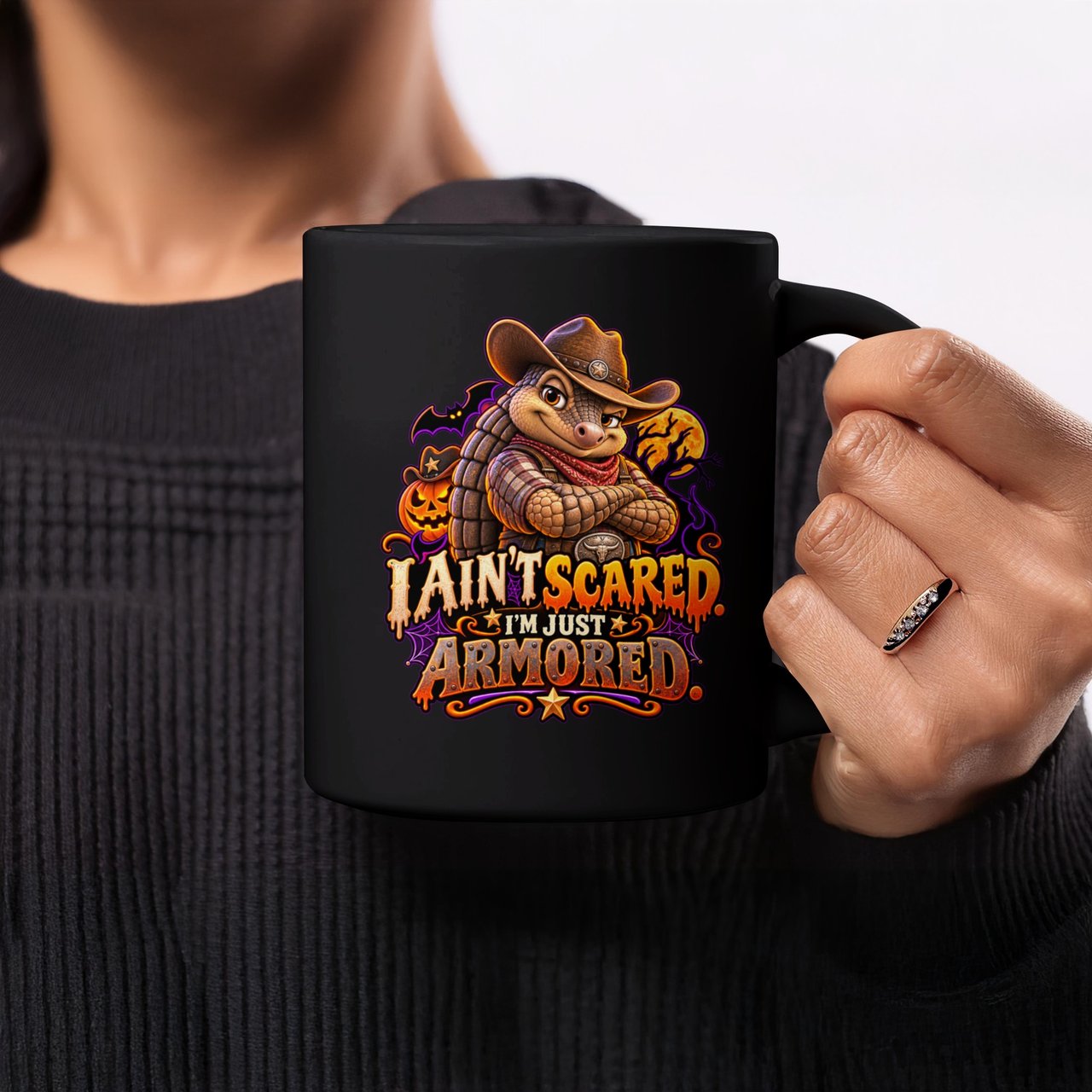 I Ain't Scared I'm Just Armored Mug