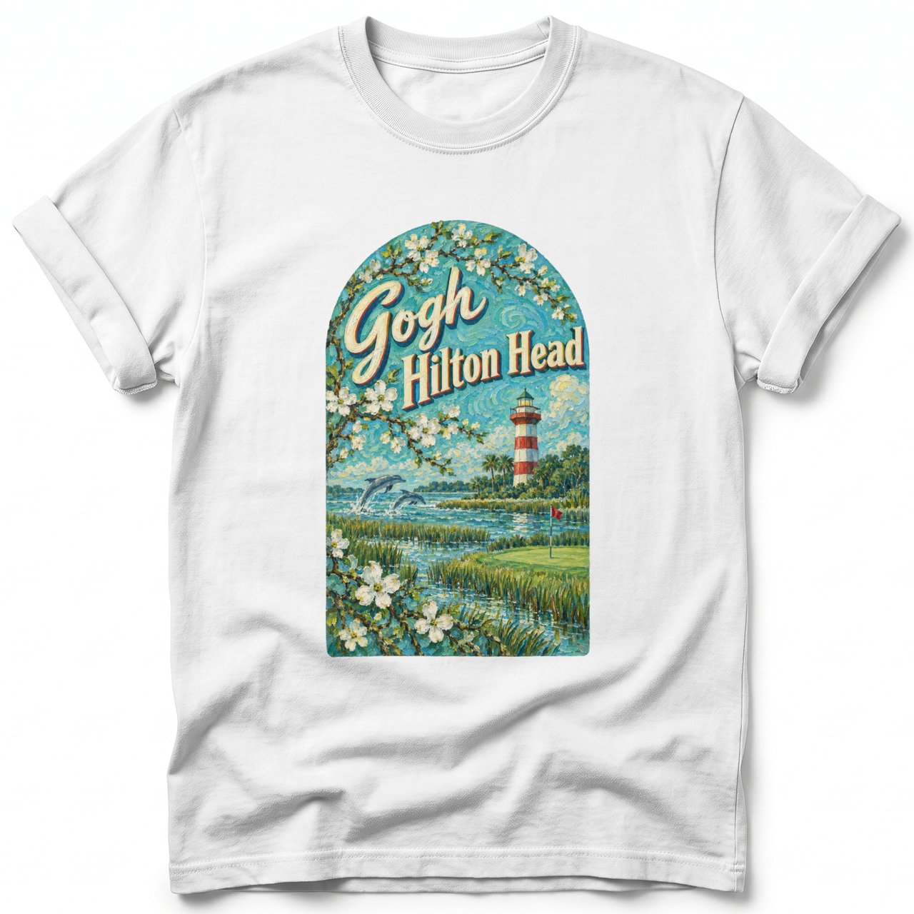 Gogh Hilton Head ~ Comfort Colors Premium Tee