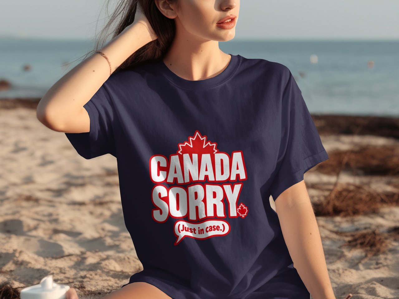 Canada Sorry Just In Case Tee