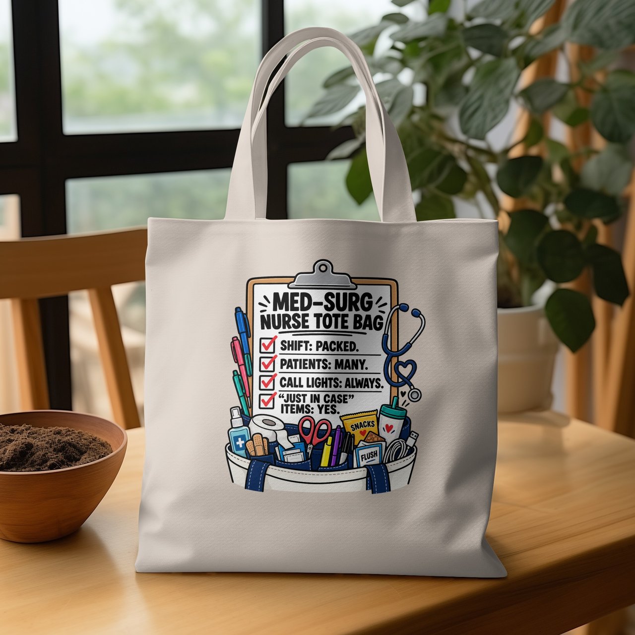 Med-Surg Nurse Tote Bag