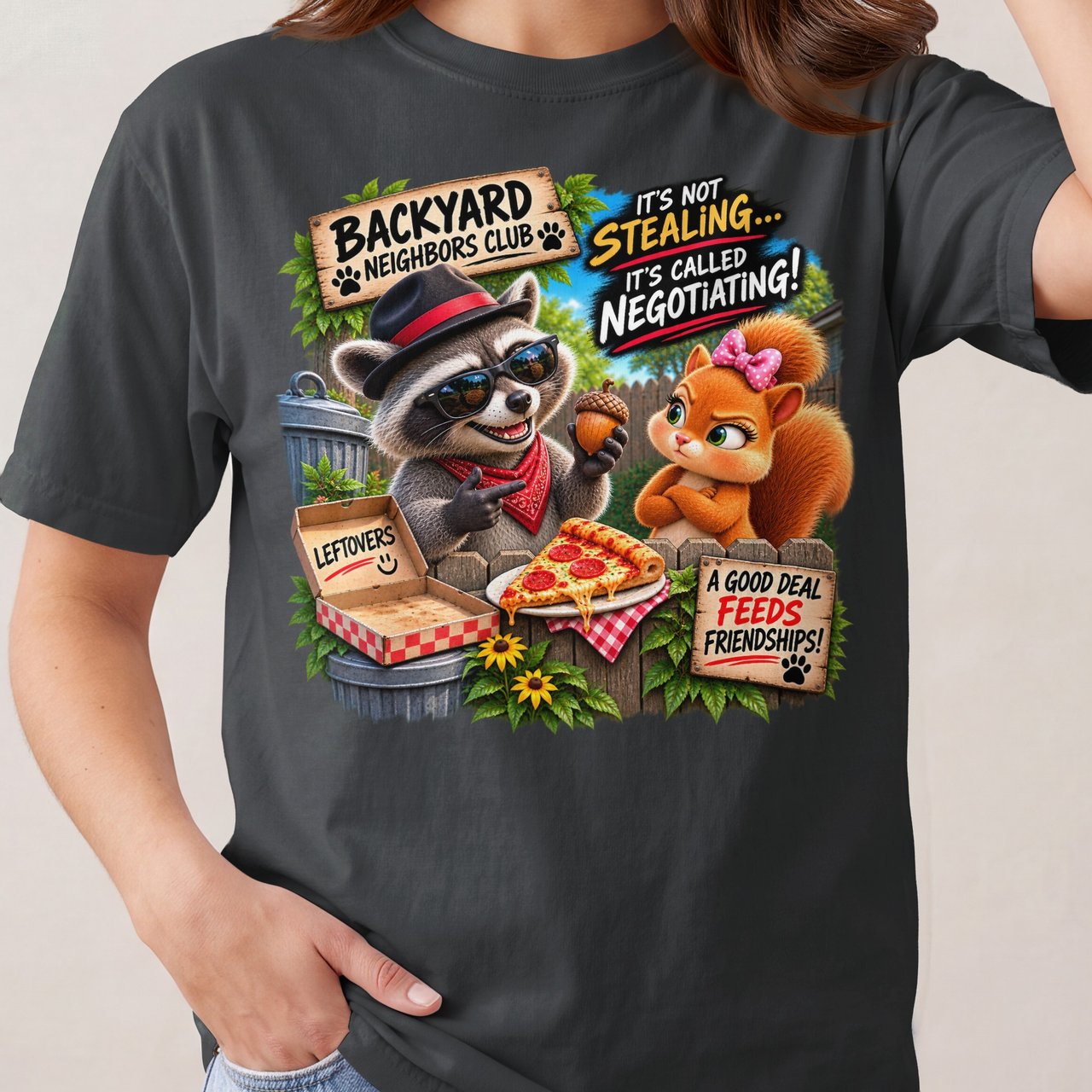 Backyard Neighbors Club Tee