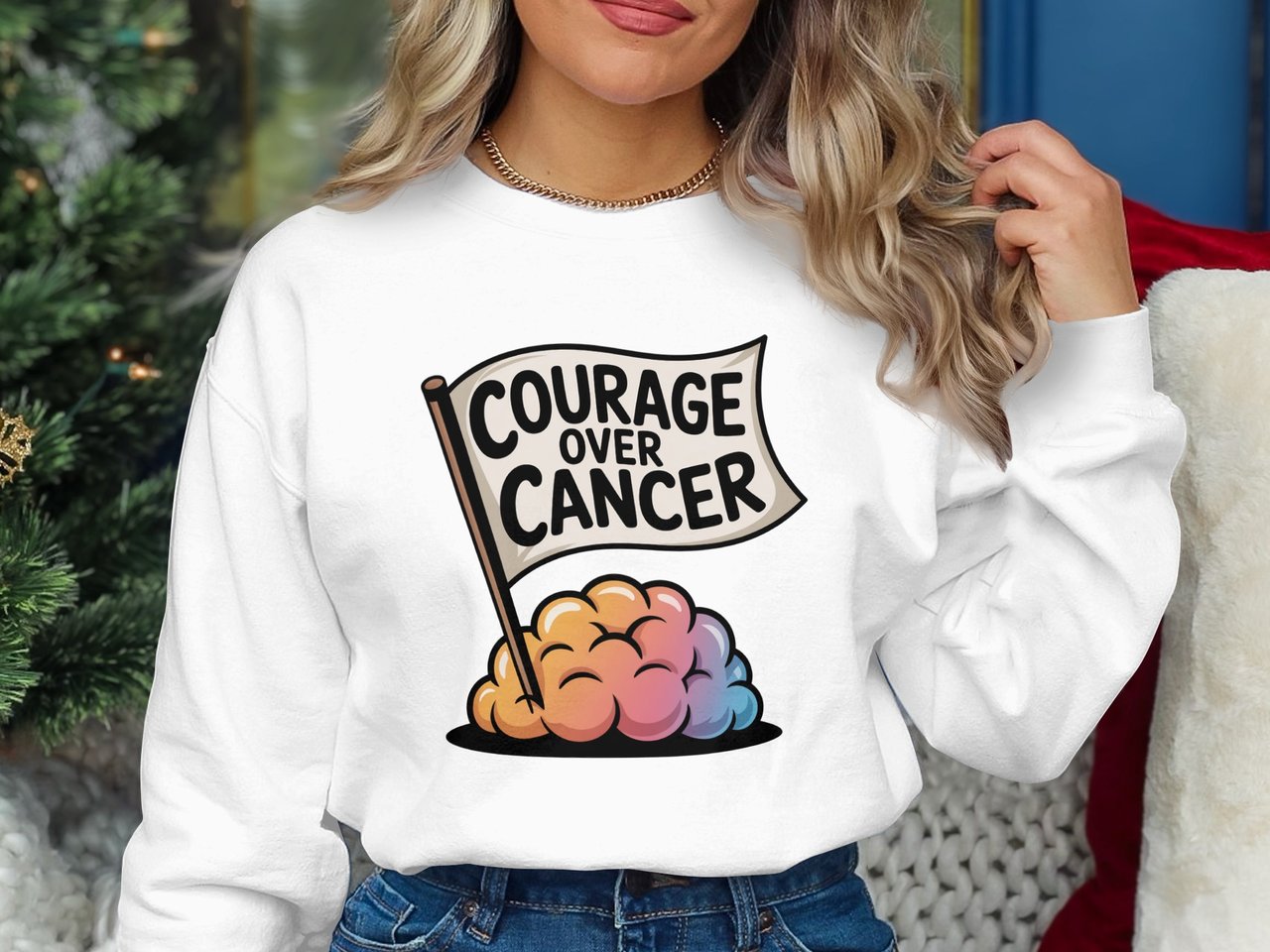 Cancer fighting t-shirt, Courage Over Cancer Tee, Cancer Shirt, Support Cancer Awareness, Cancer Survivor Shirt, Graphic T-Shirt