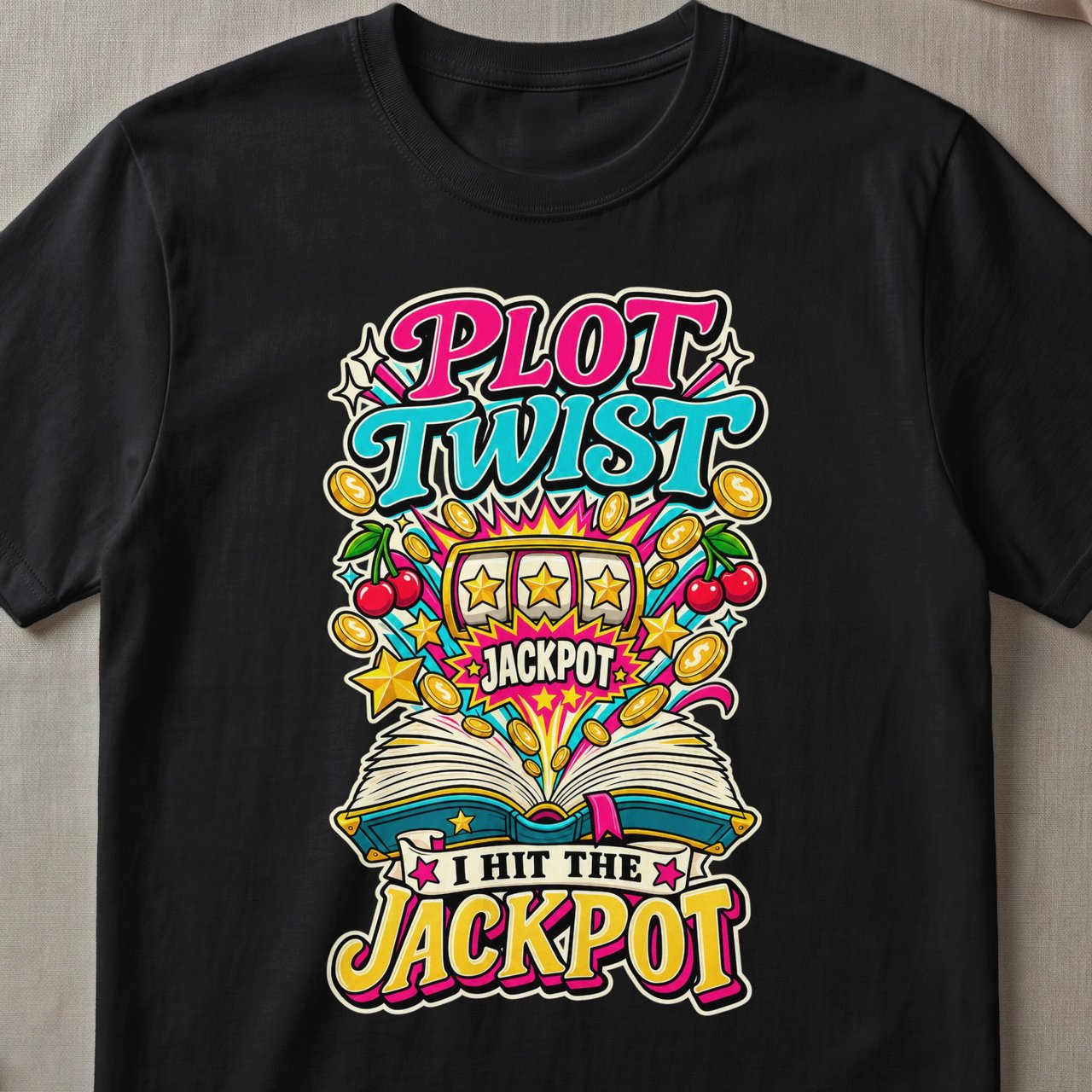 Plot Twist Jackpot Graphic T-Shirt