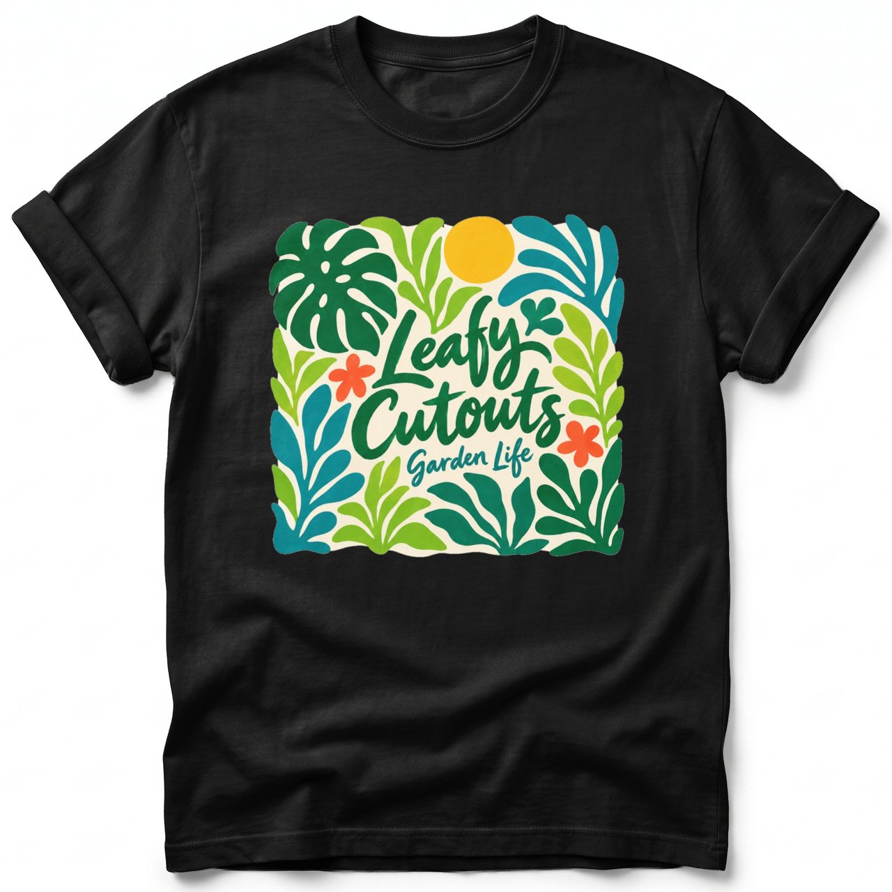 Leafy Cutouts ~ Comfort Colors Premium Tee