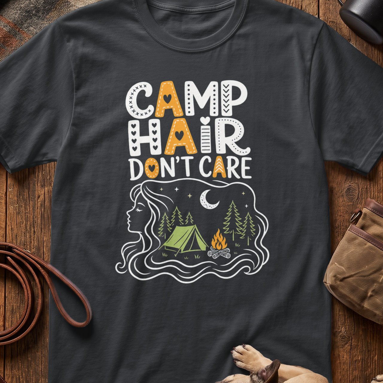 Camp Hair Don't Care T-Shirt
