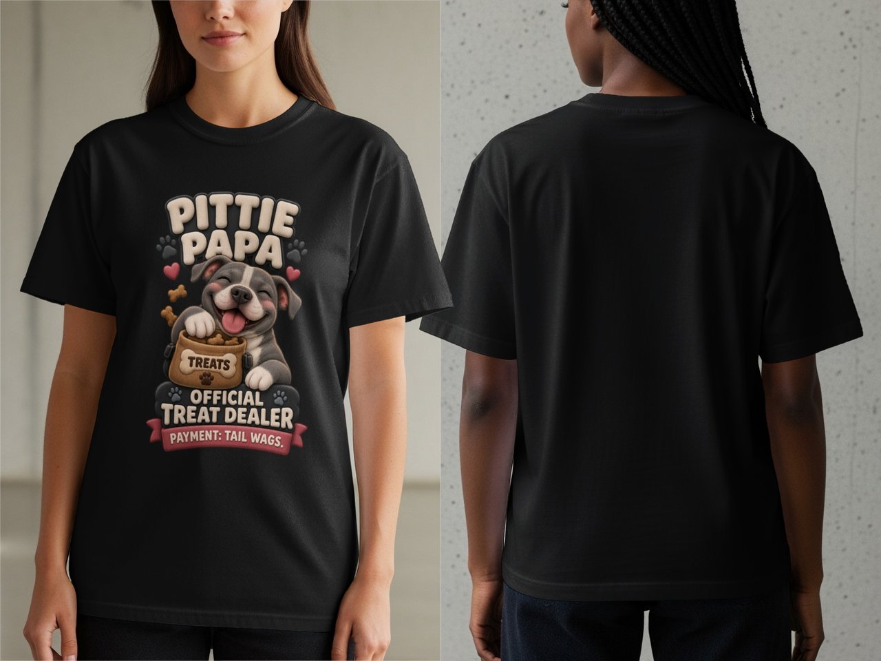 Pittie Papa Official Treat Dealer Tee